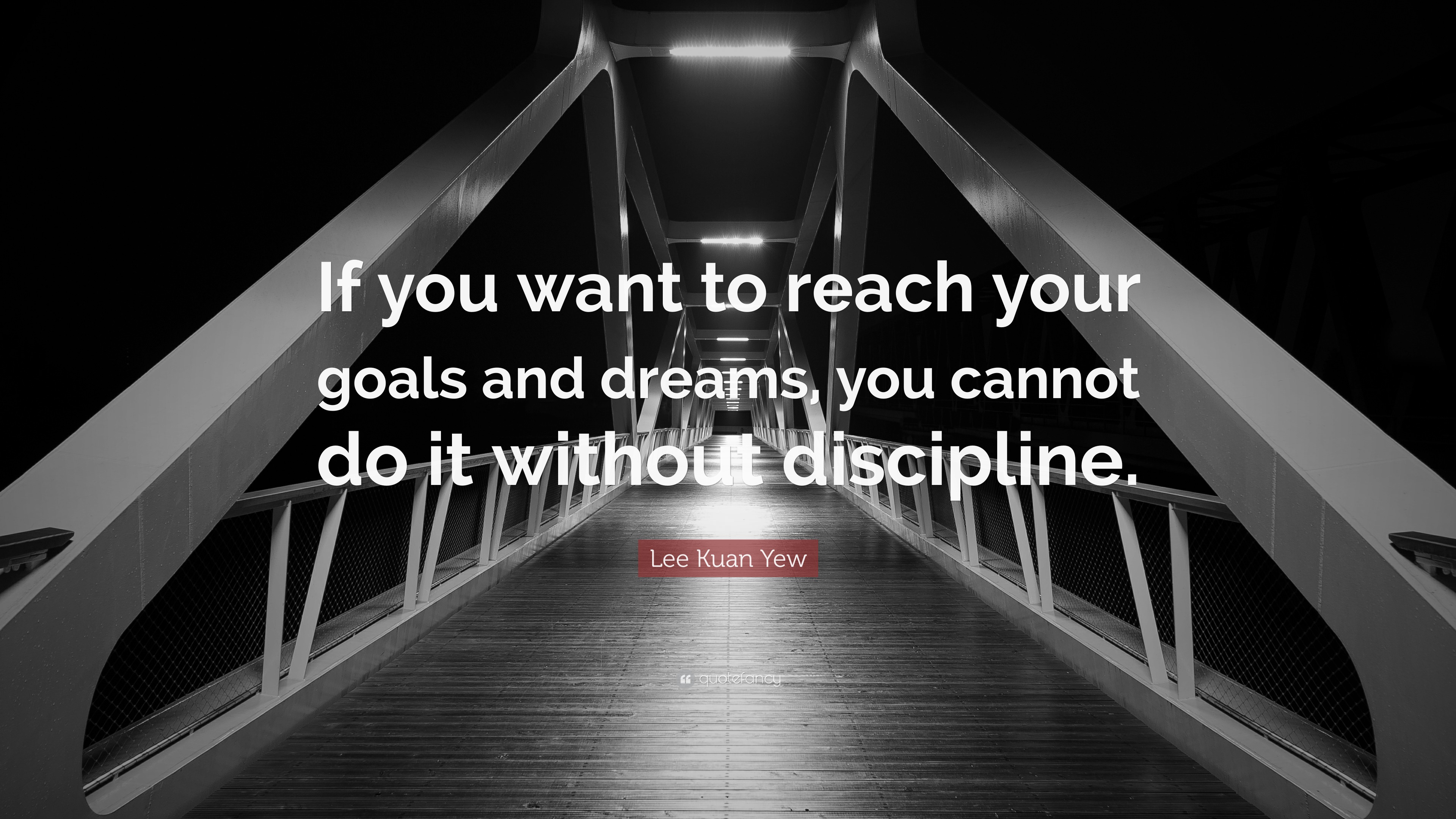 Lee Kuan Yew Quote: “If you want to reach your goals and dreams, you ...