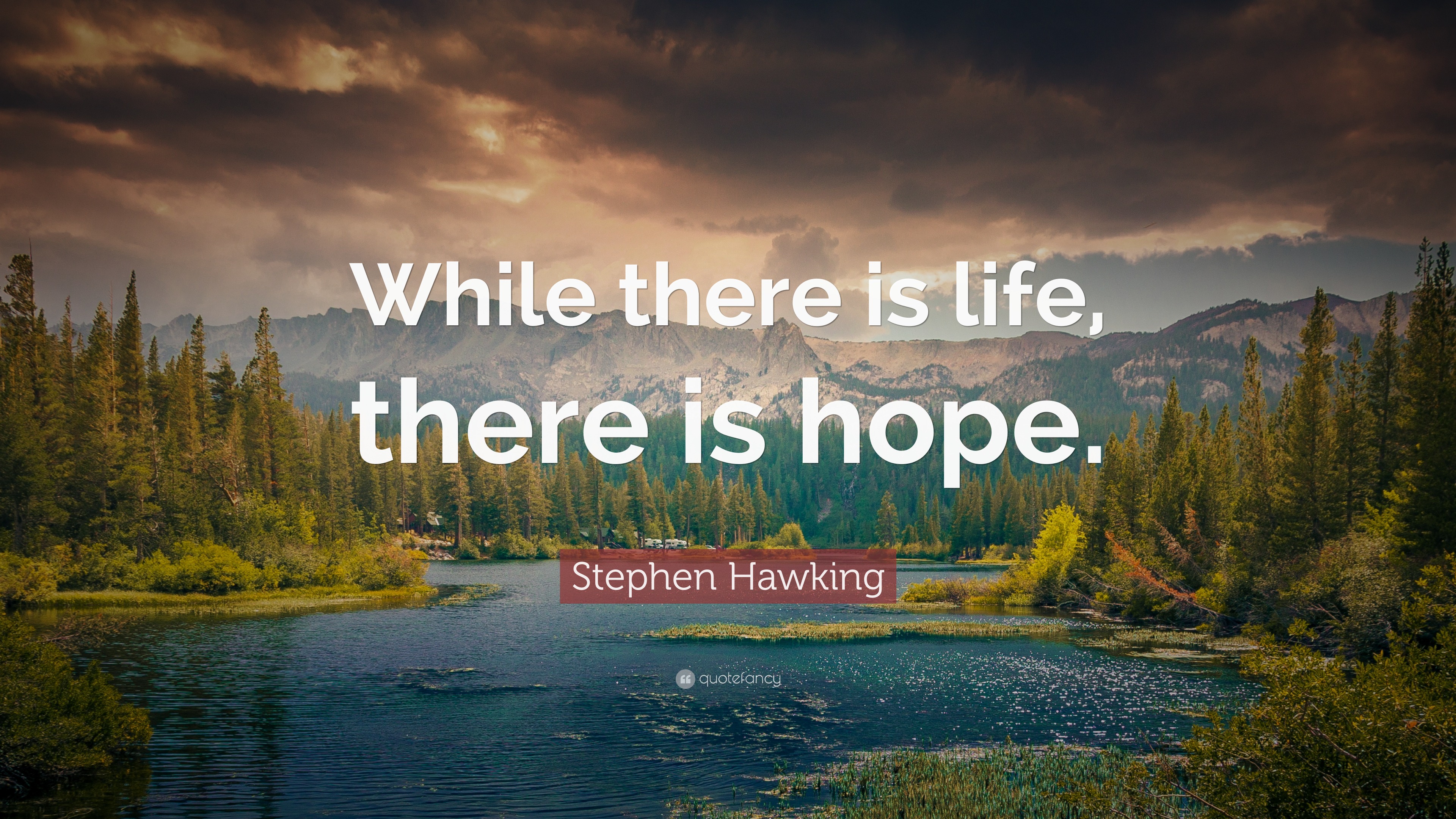 Stephen Hawking Quote “while There Is Life There Is Hope” 22