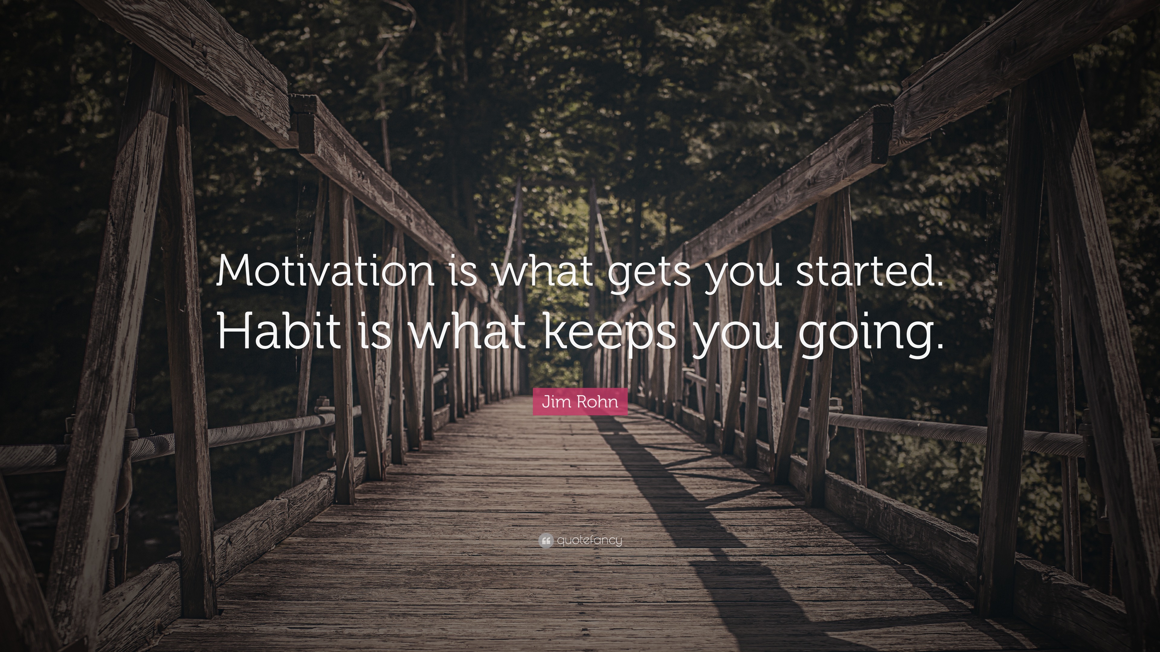 Jim Rohn Quote Motivation is what gets you started 