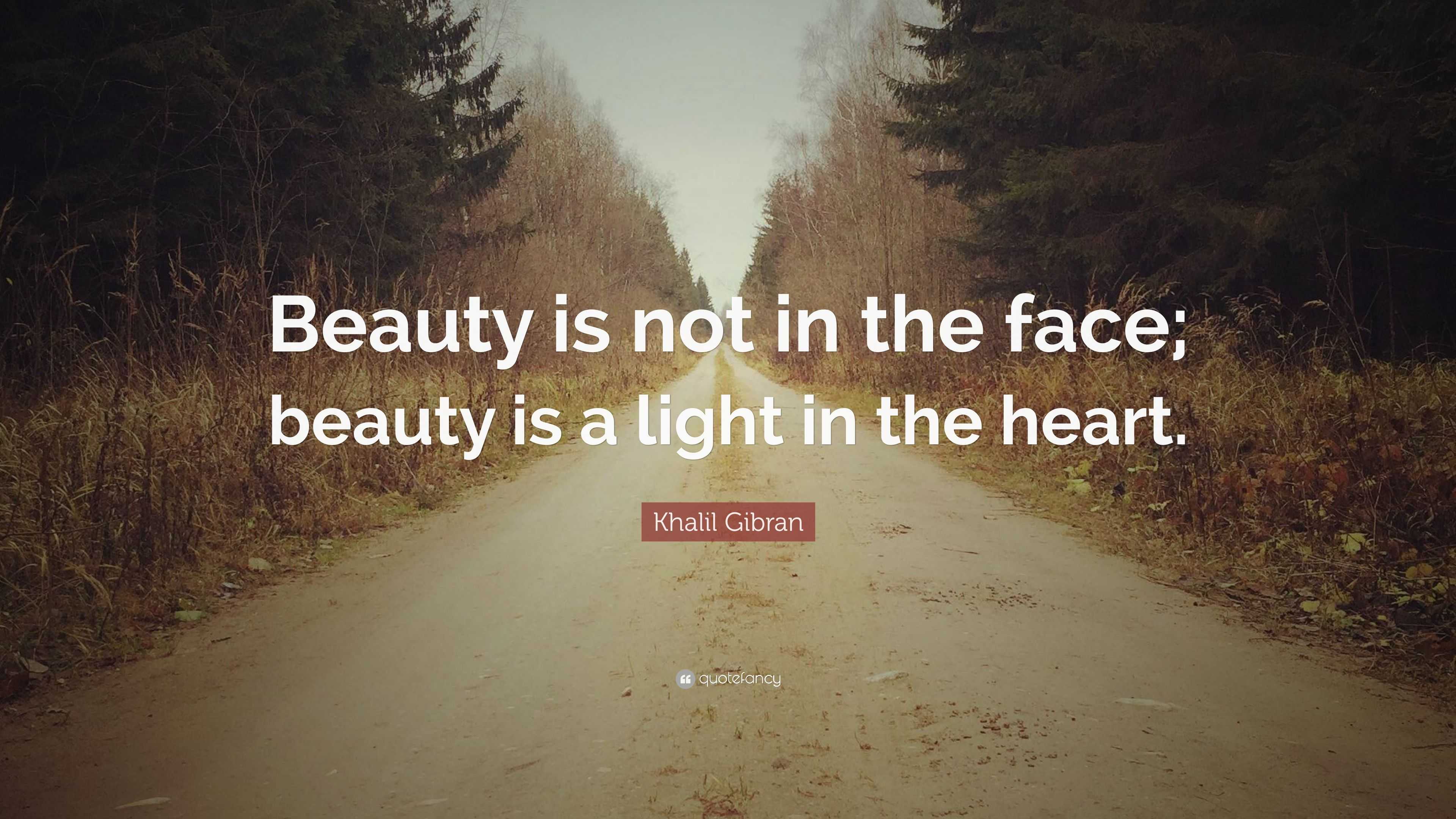 face beauty is not important quotes