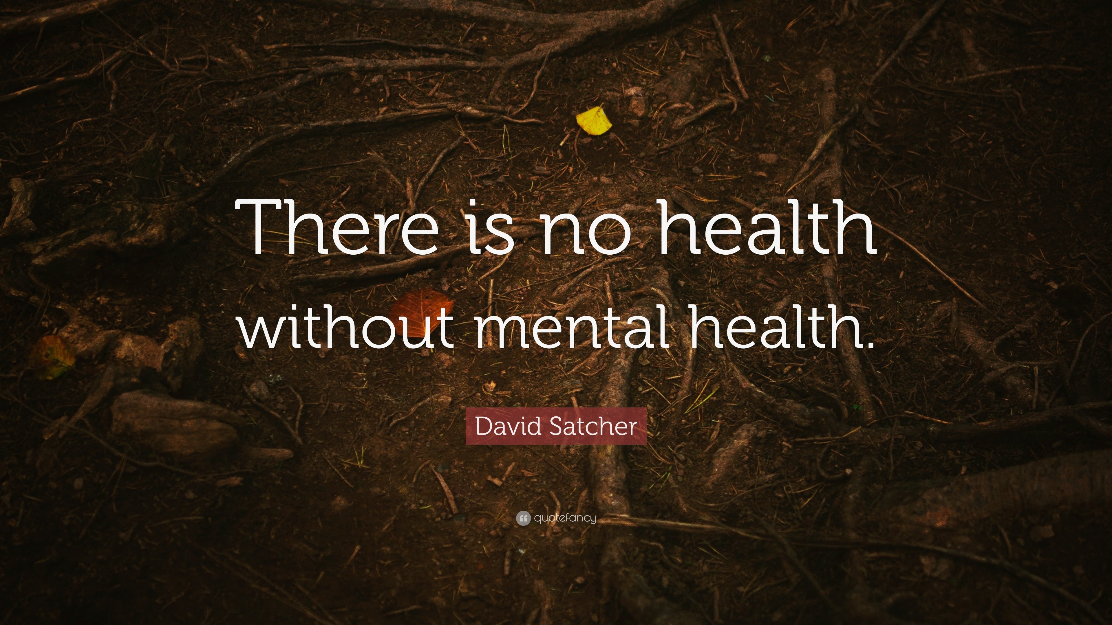 David Satcher Quote: “There is no health without mental health.”