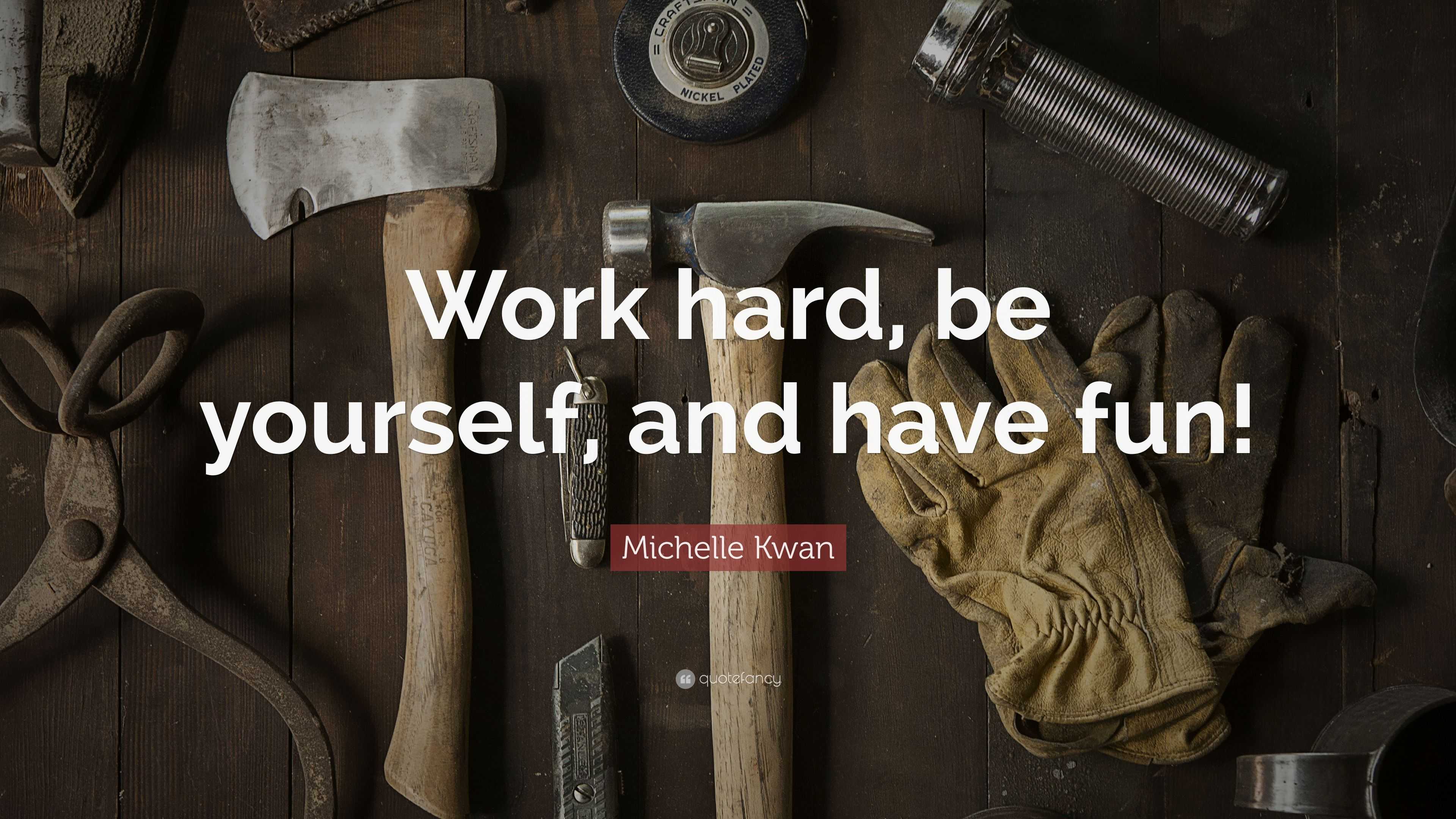 Michelle Kwan Quote: “Work hard, be yourself, and have fun!”