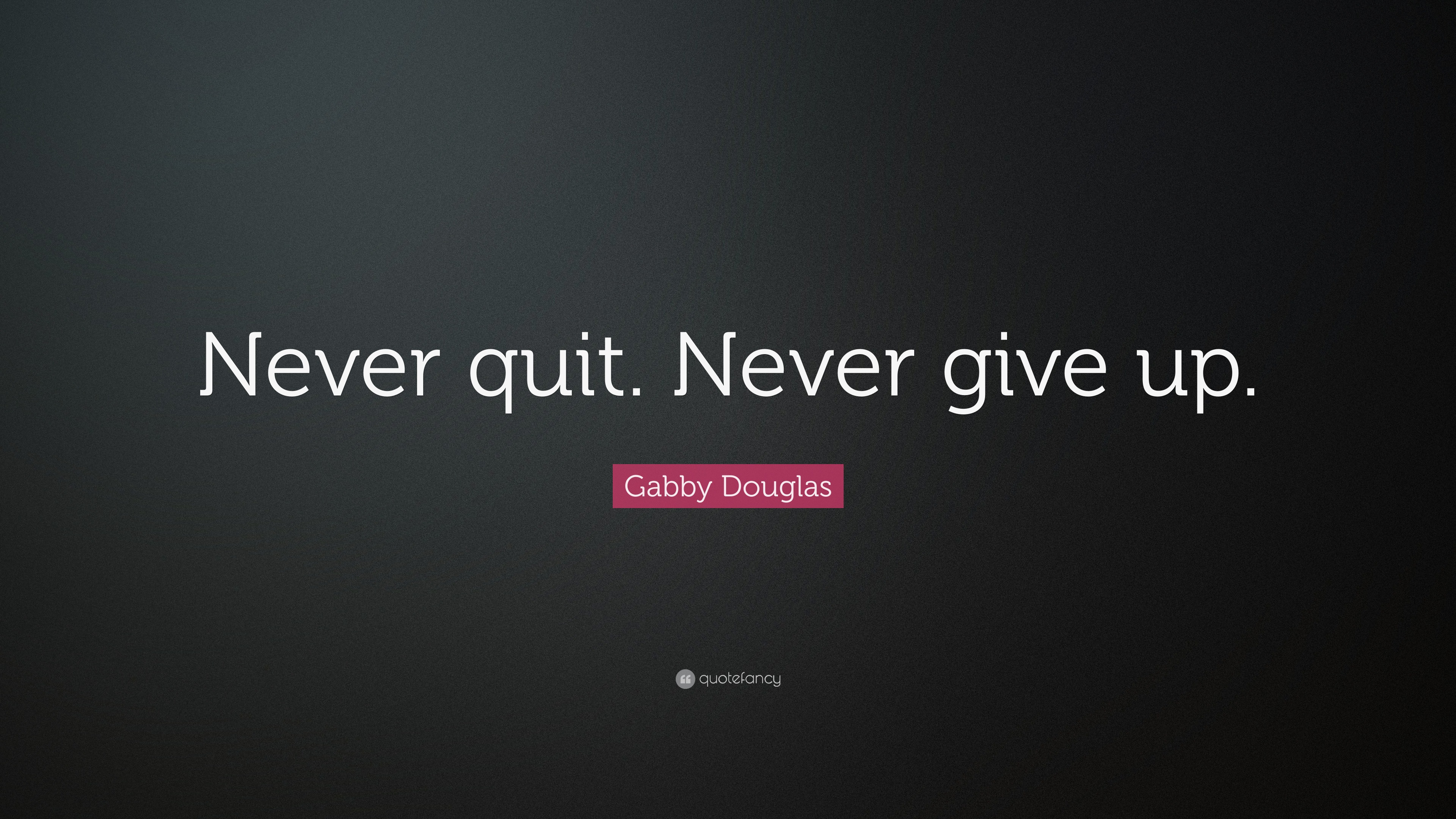 The Secret To Never Quitting