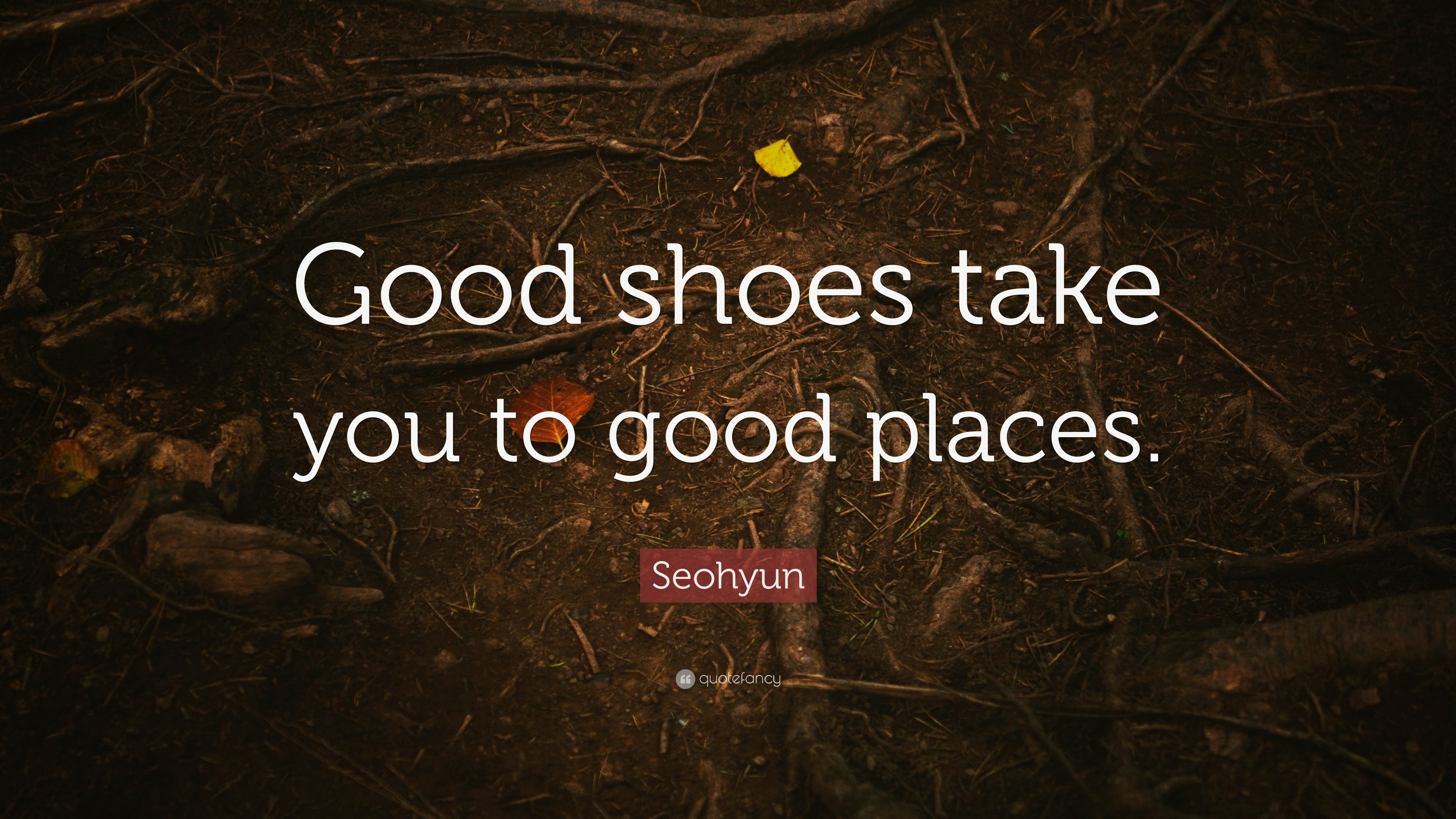 Seohyun Quote: “Good shoes take you to good places.”