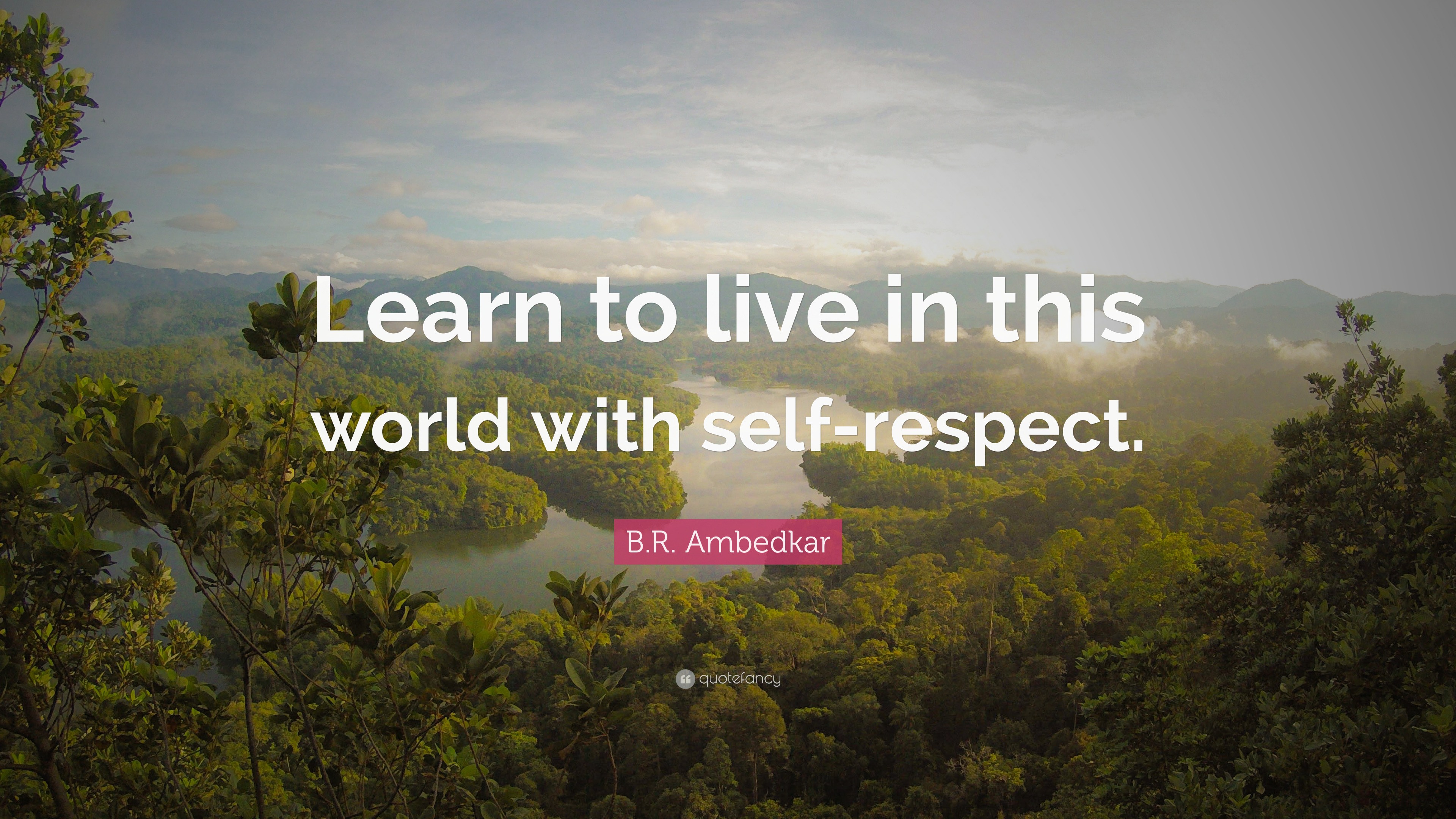 B.R. Ambedkar Quote: “Learn To Live In This World With Self-respect.”