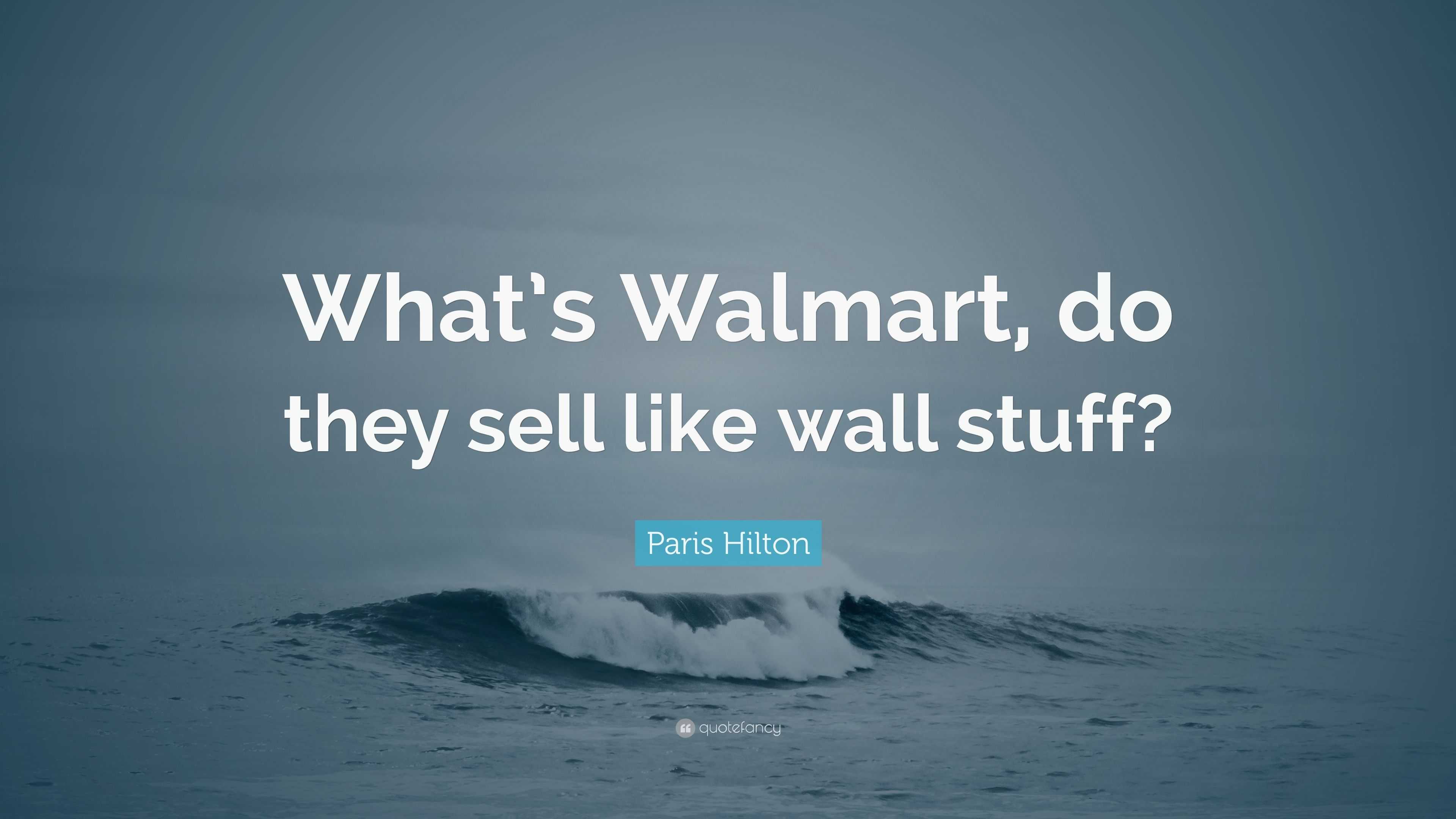 Do they sell walls there?”😂🫶🏻 #paris #parishilton #stanleydupe #wa, Walmart