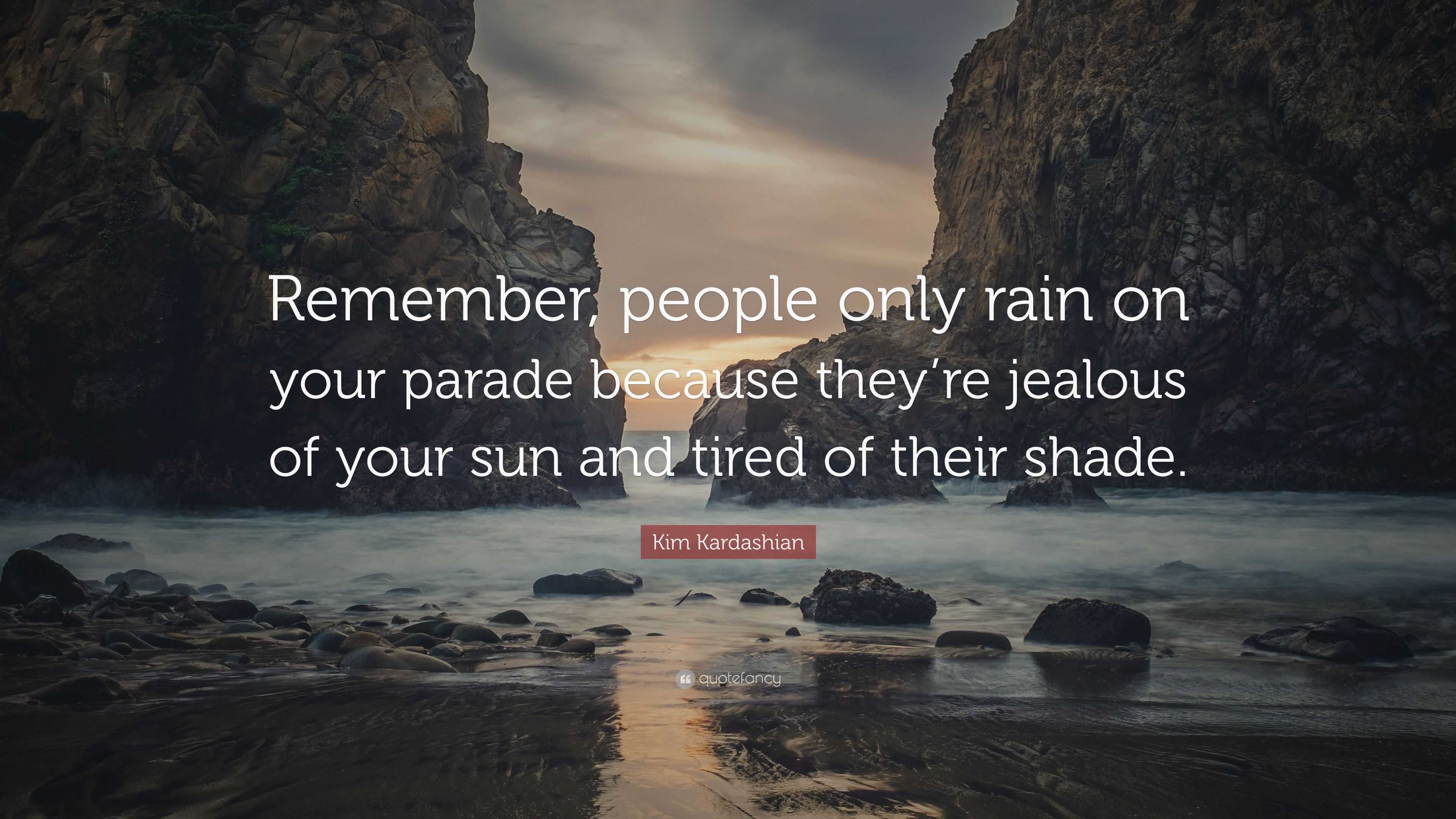 another phrase for rain on your parade