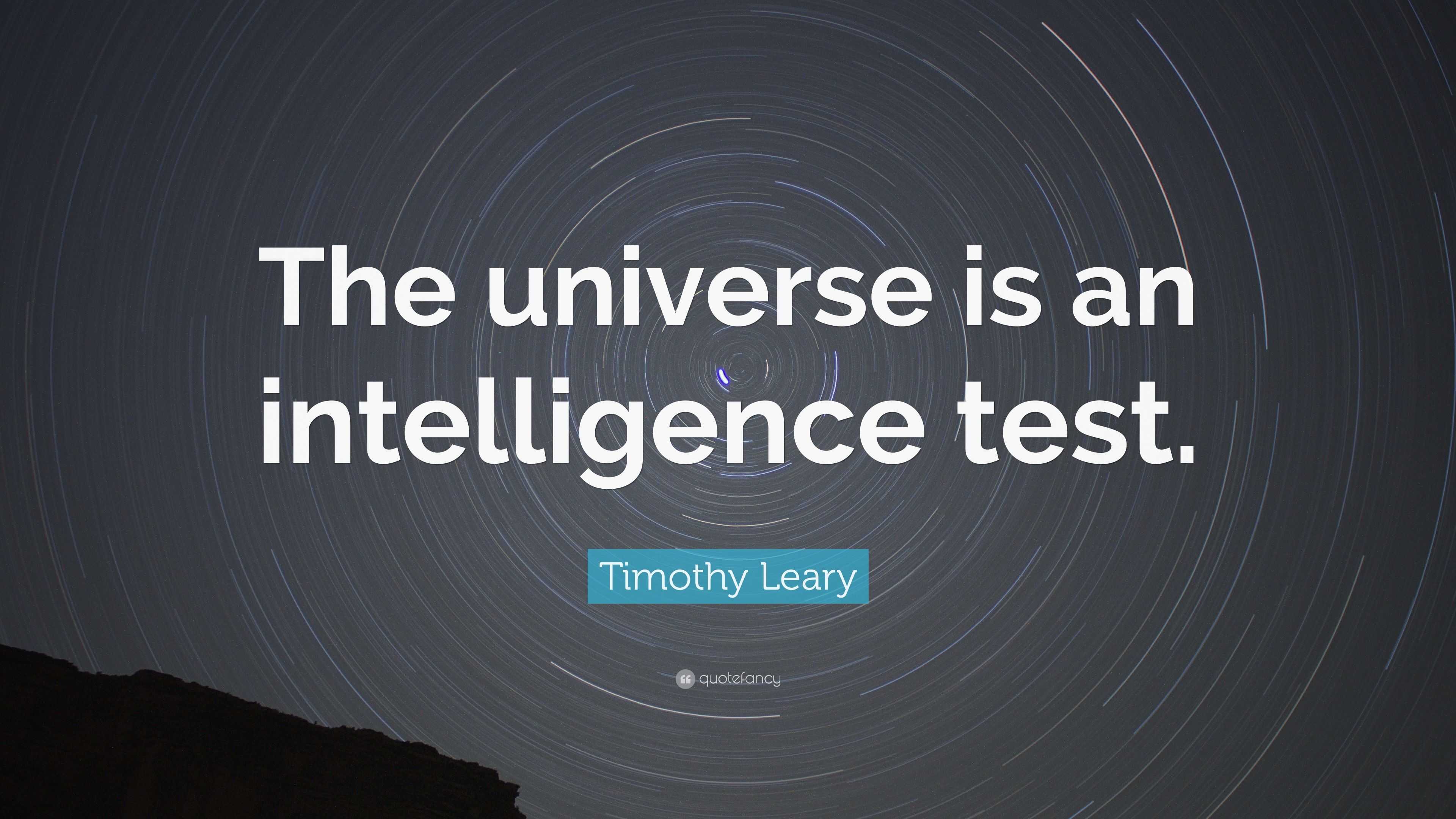 timothy-leary-quote-the-universe-is-an-intelligence-test