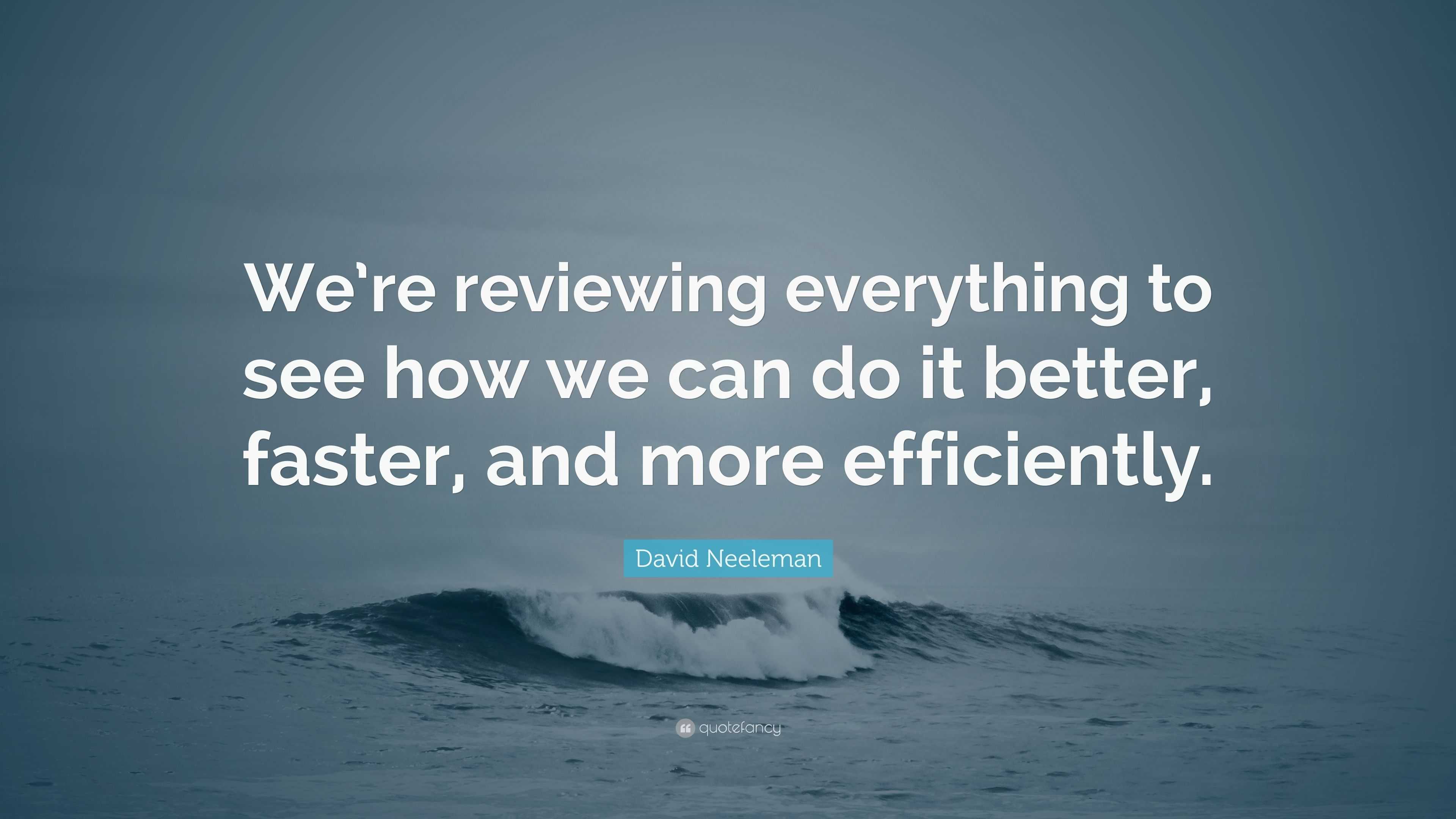 David Neeleman Quote: “We’re reviewing everything to see how we can do
