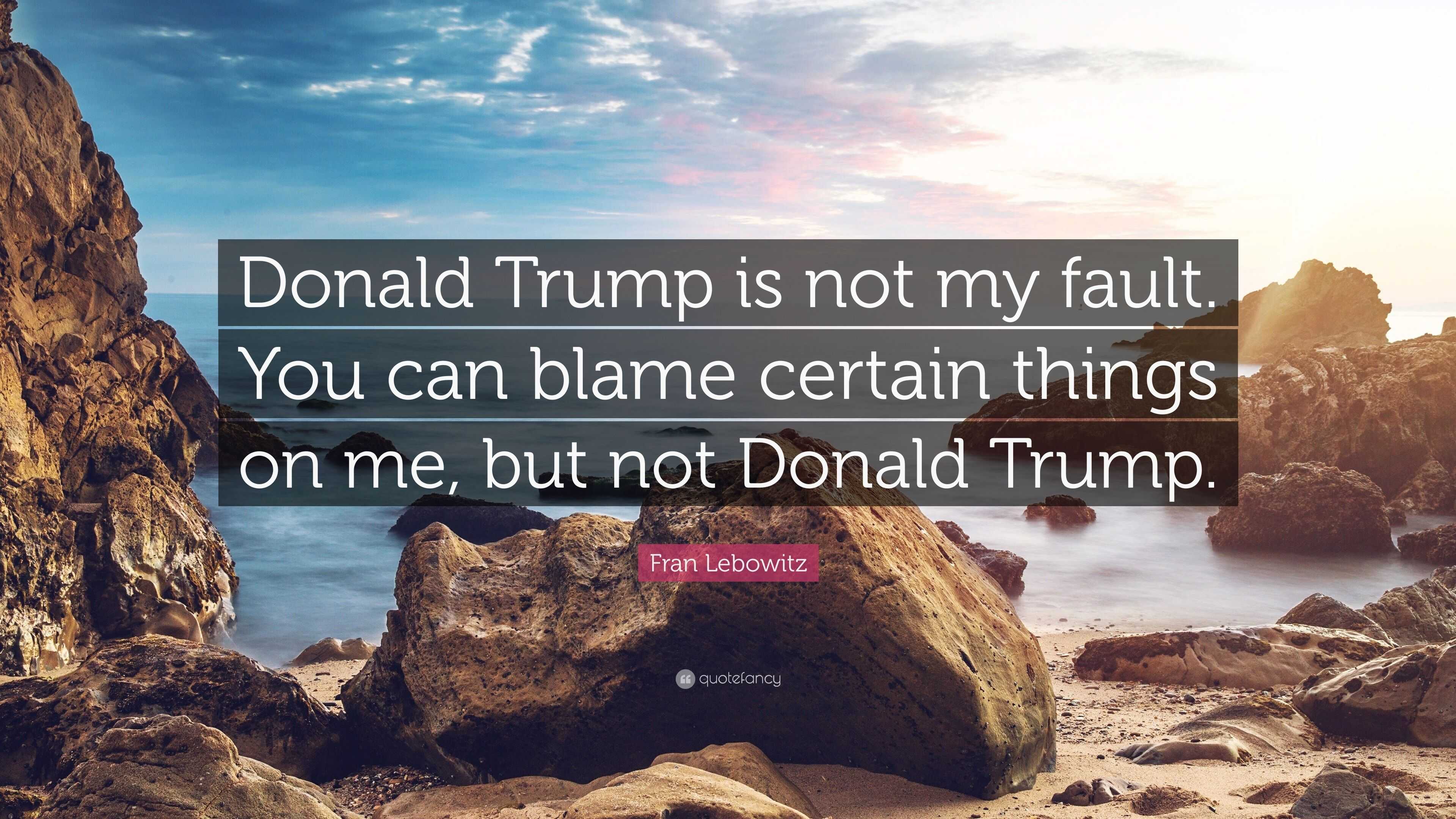 fran-lebowitz-quote-donald-trump-is-not-my-fault-you-can-blame