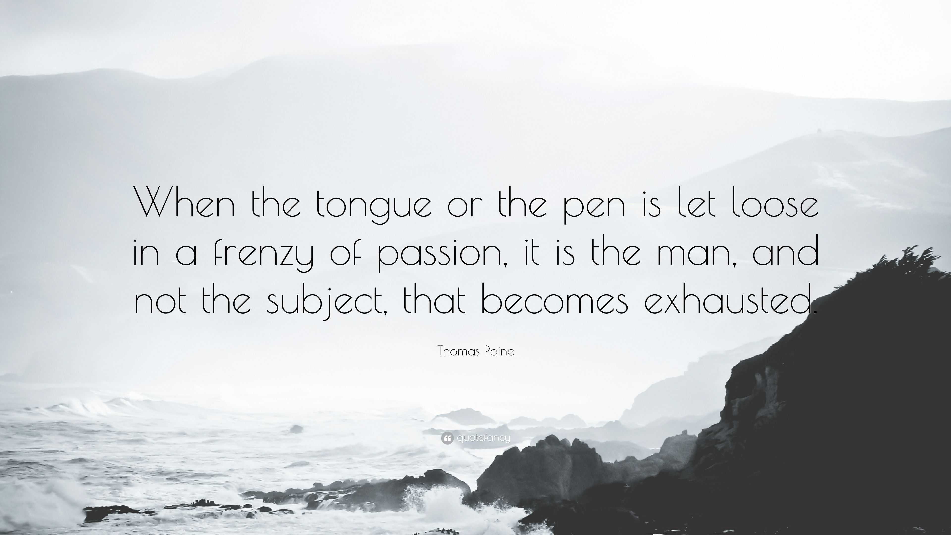 Passions of the Tongue