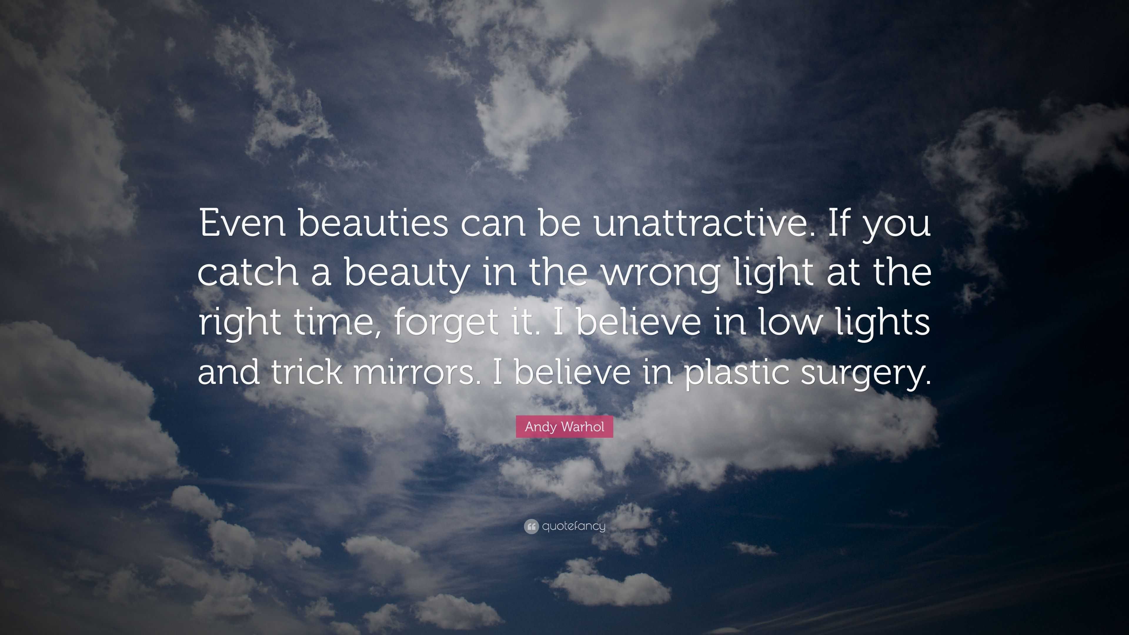 andy warhol beauty quotes