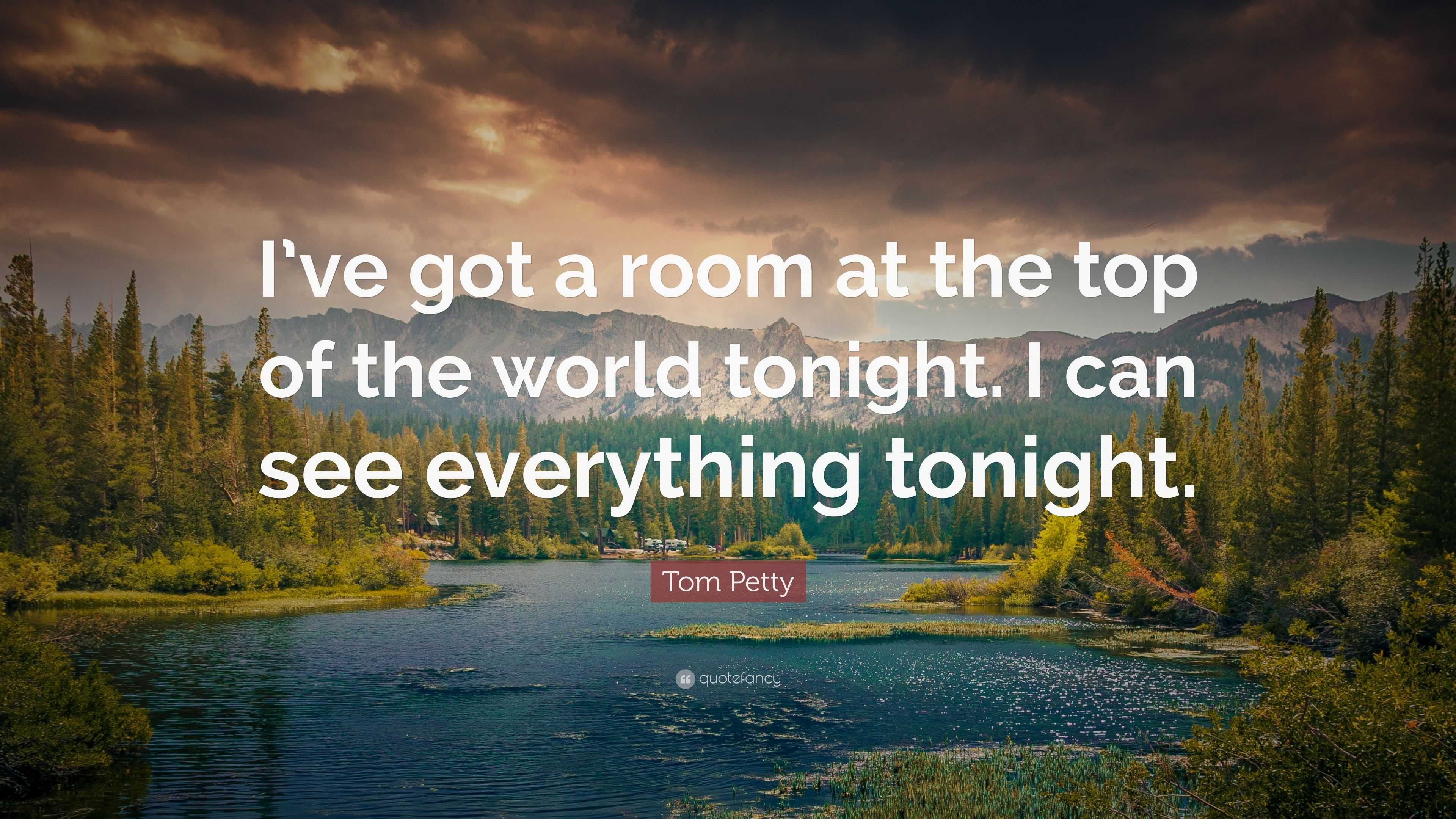 i got a room at the top of the world tonight lyrics