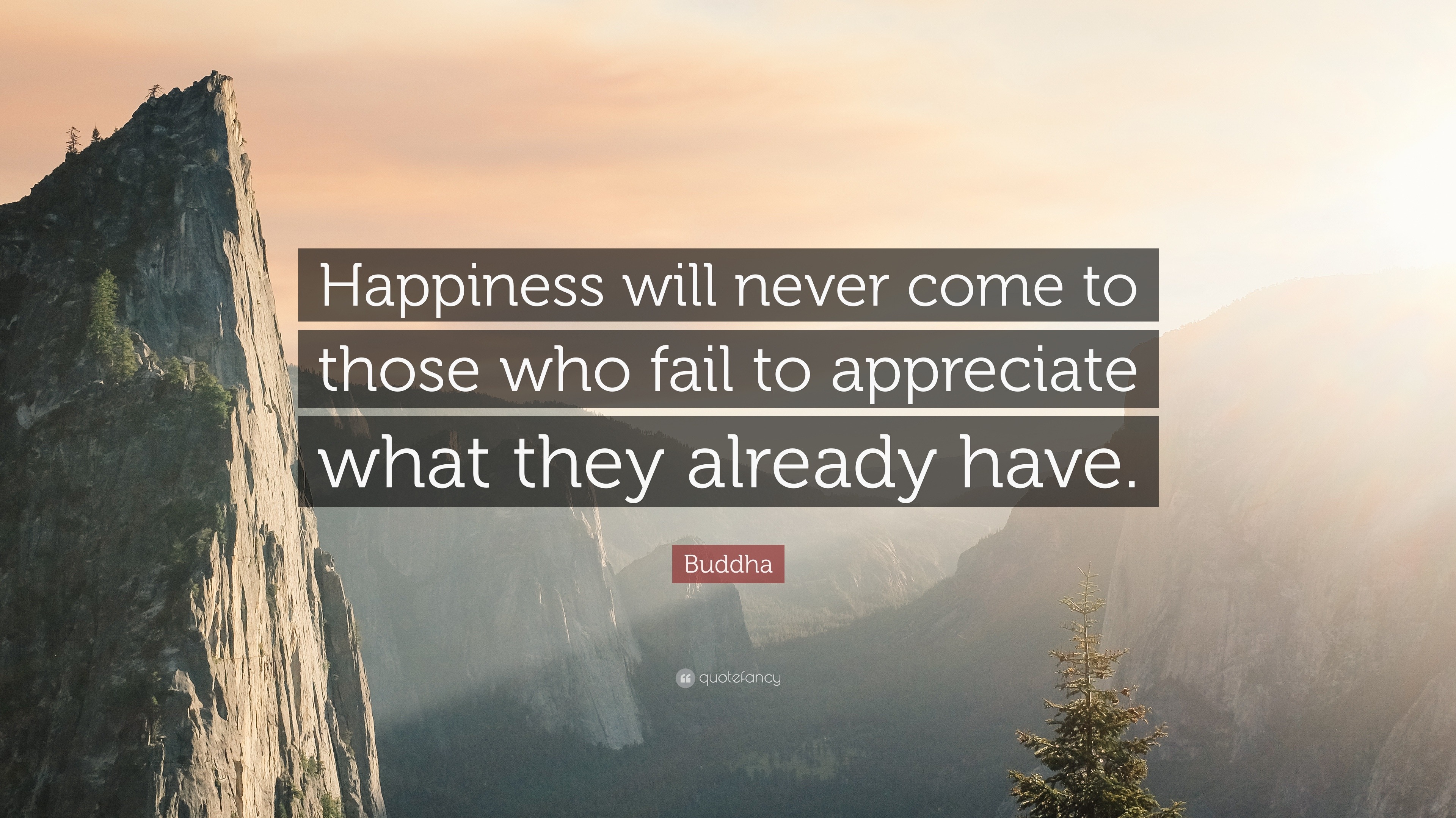 Buddha Quote: “Happiness will never come to those who fail to ...