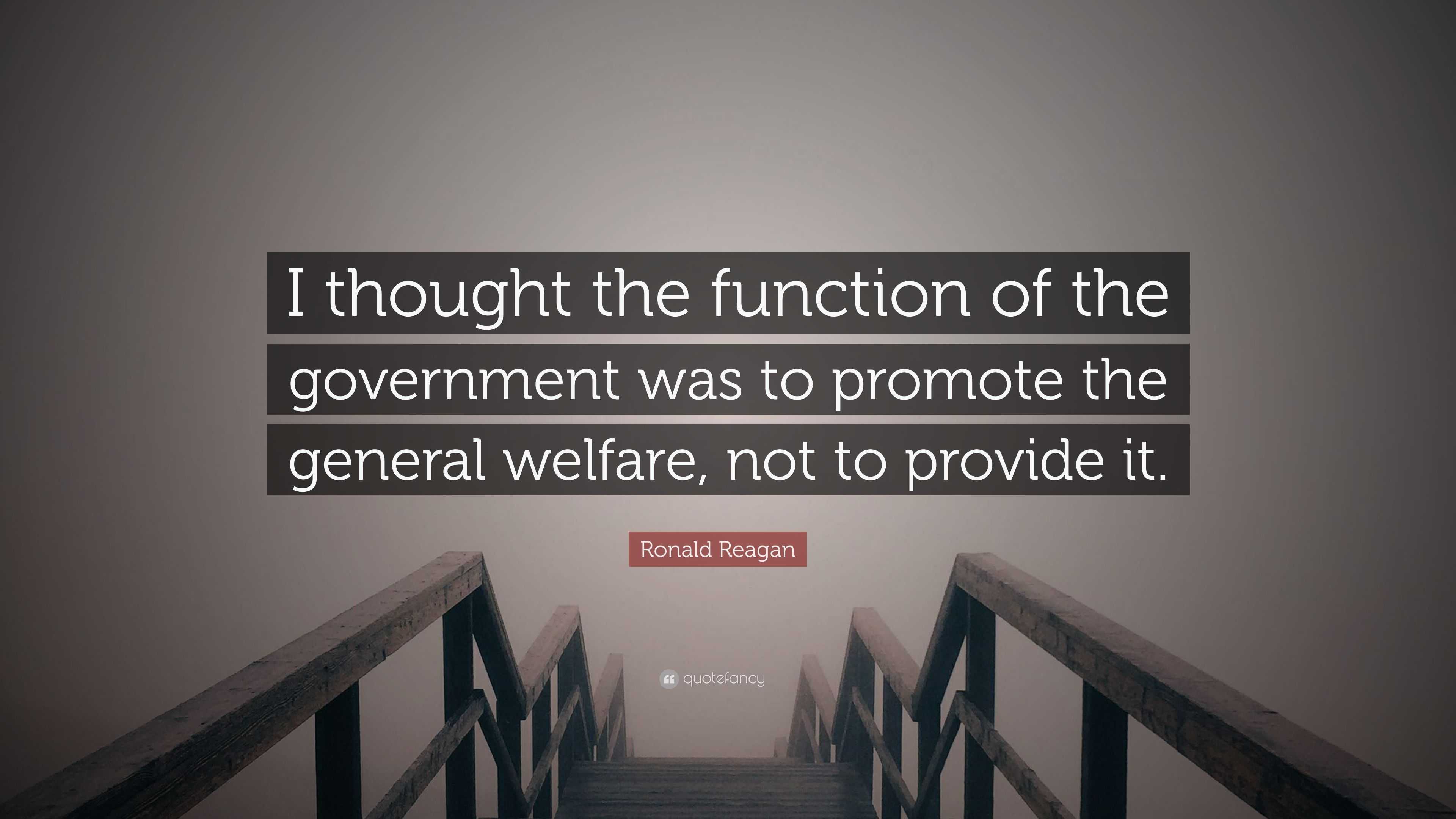 provide for the general welfare