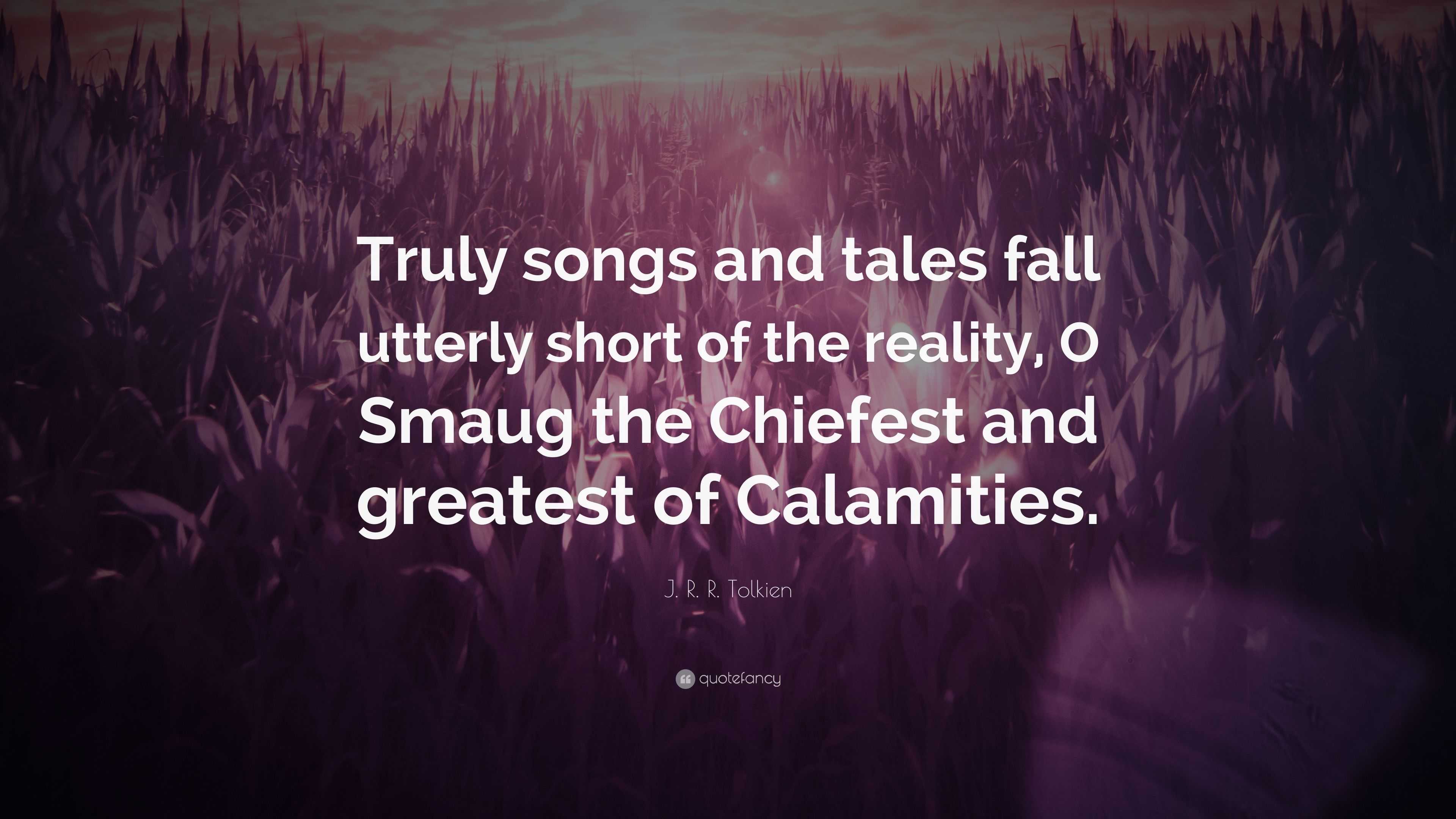 chiefest and greatest of calamities