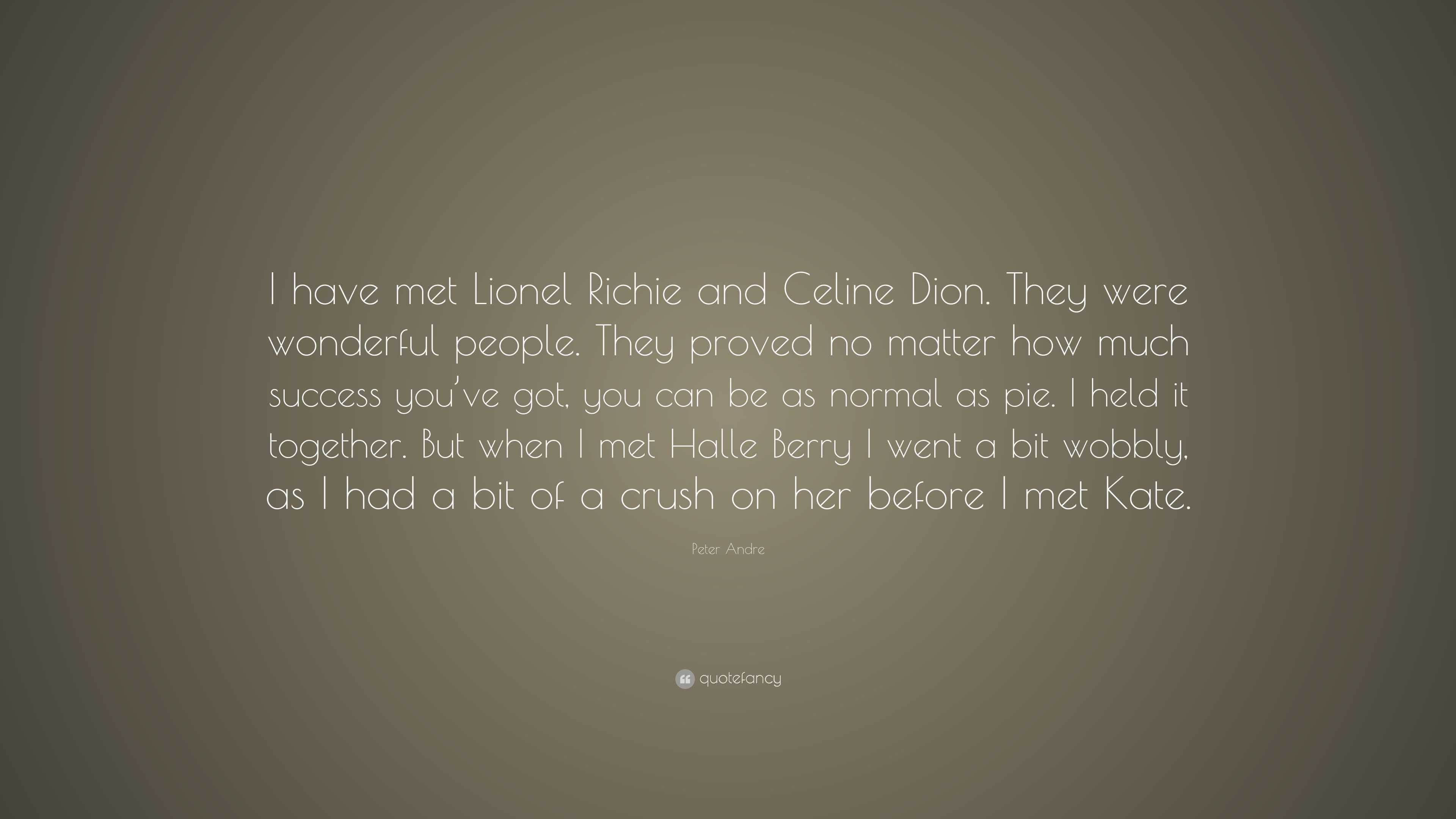 Celine Dion Lionel Richie Celine Dion Songs Age