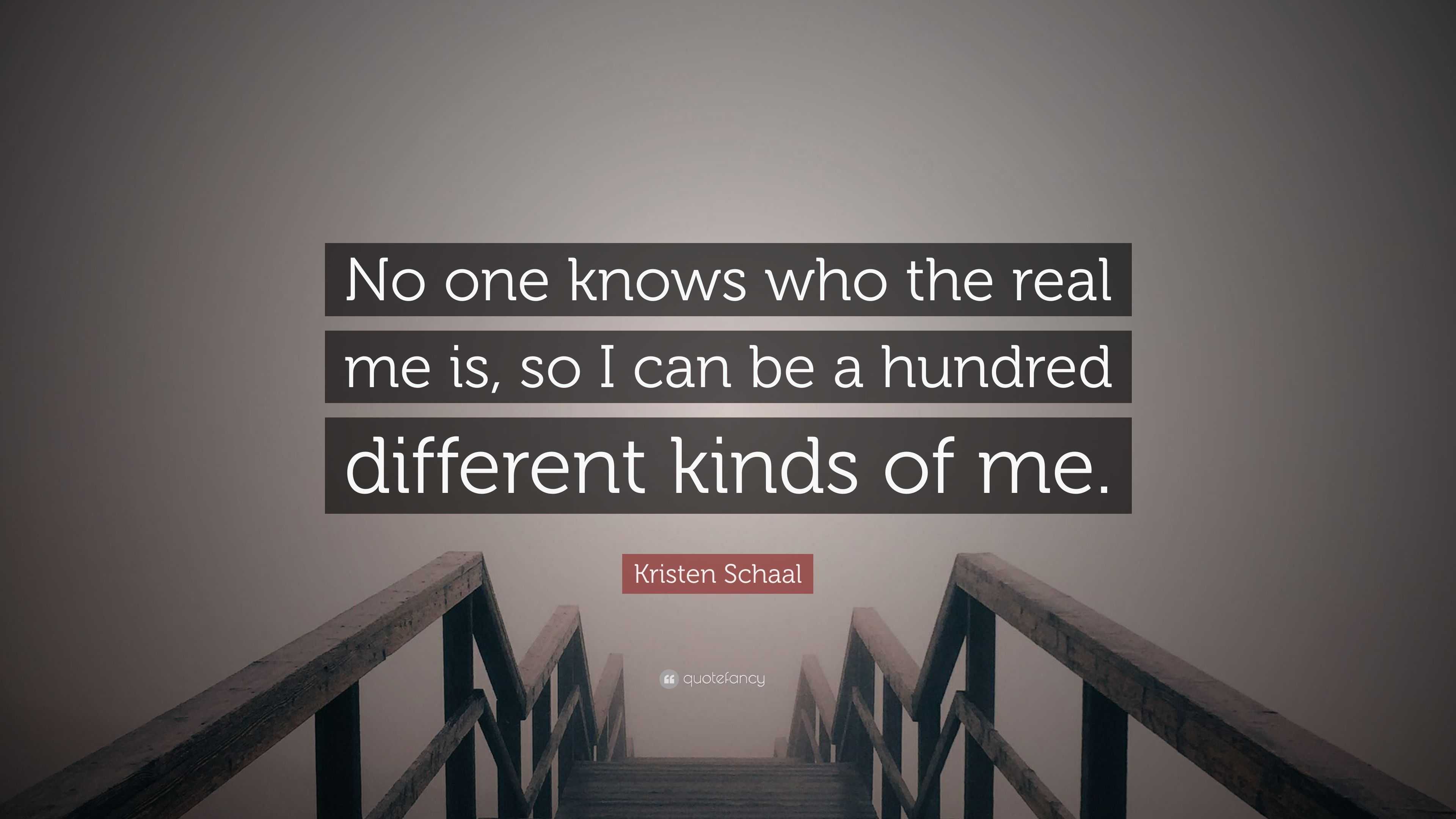 Nobody Knows The Real Me