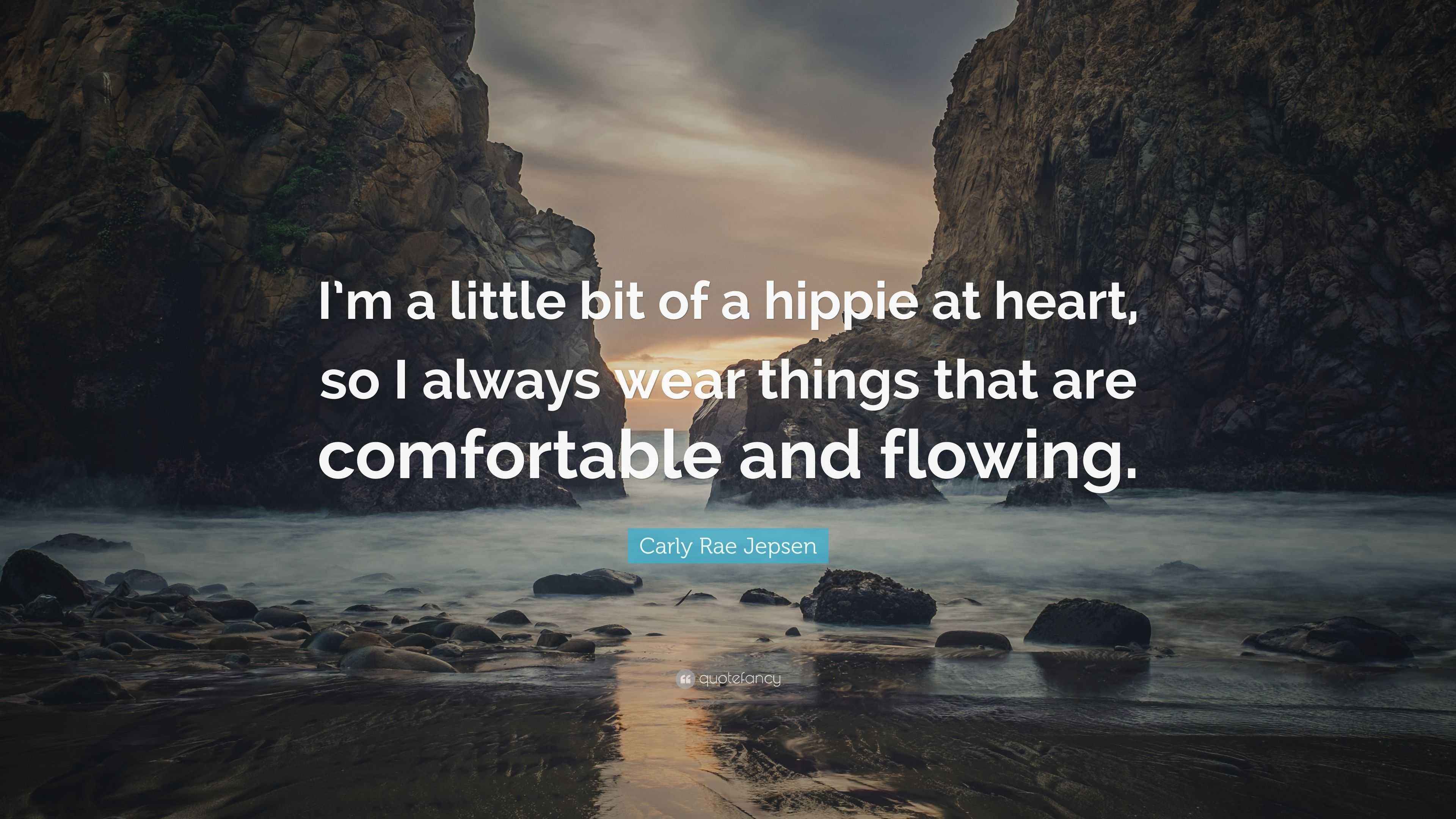 Carly Rae Jepsen Quote: “I'm a little bit of a hippie at heart, so I, image size:3840x2160