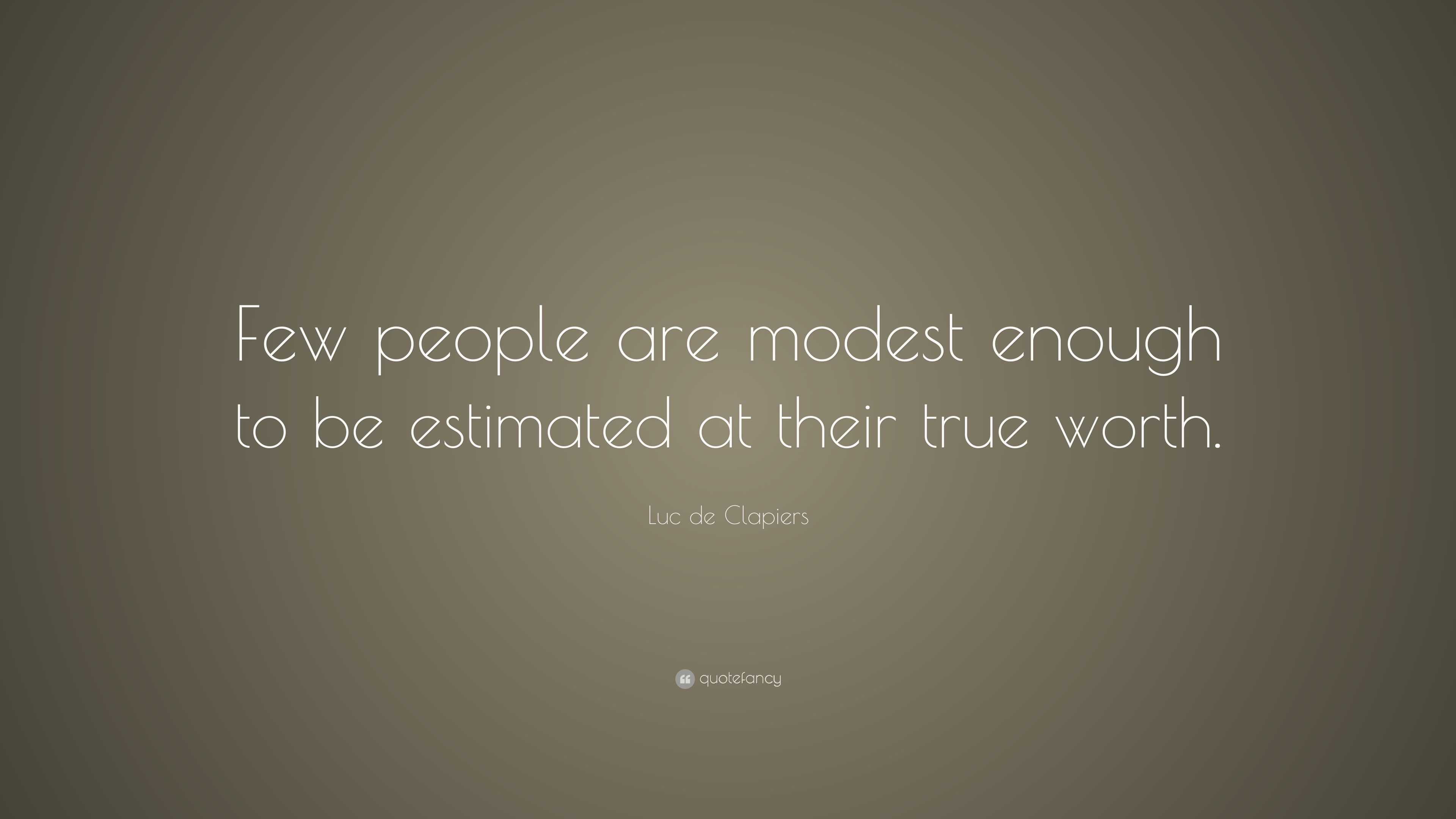 modest people quotes
