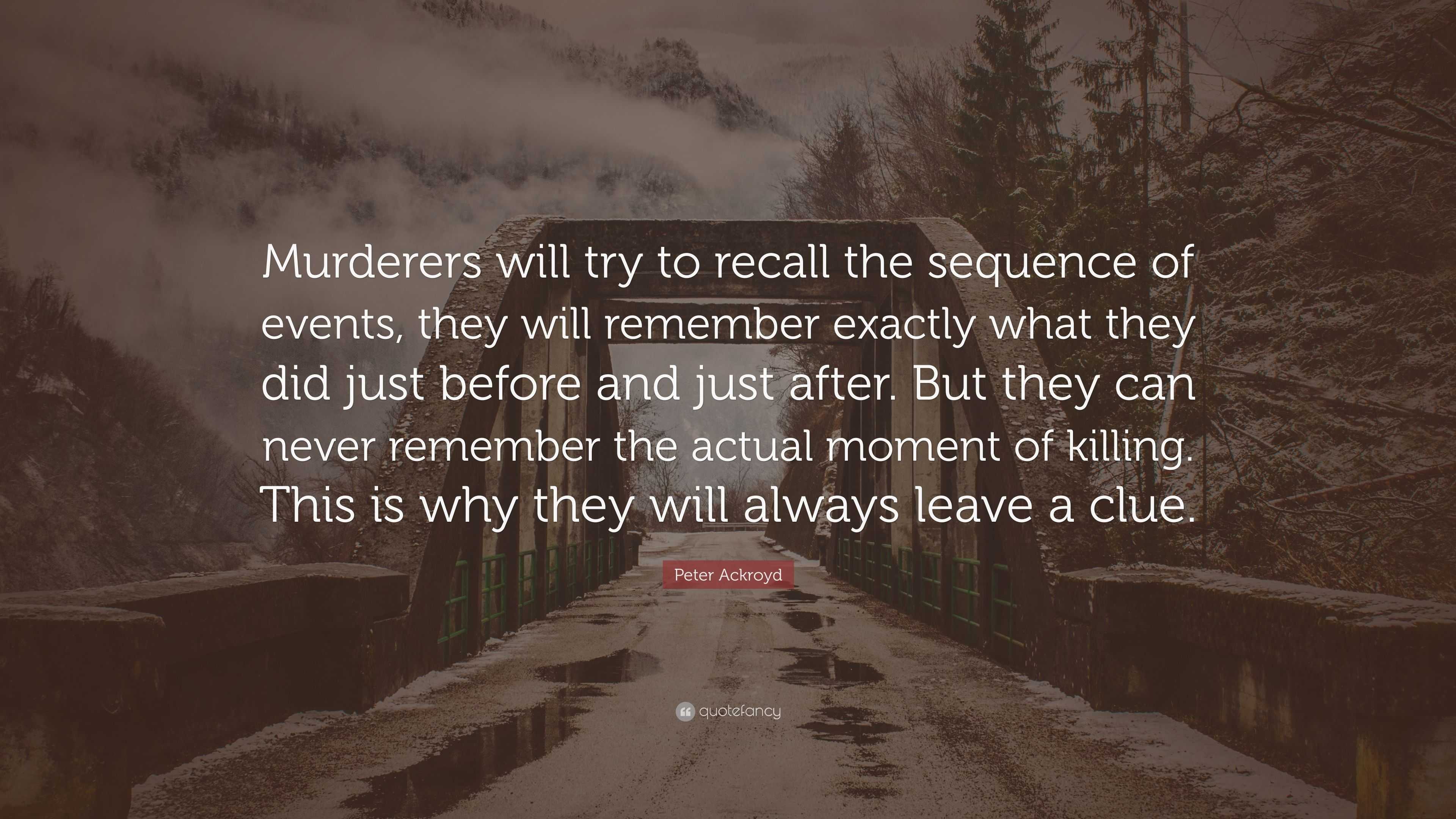 memories of a murderer quotes