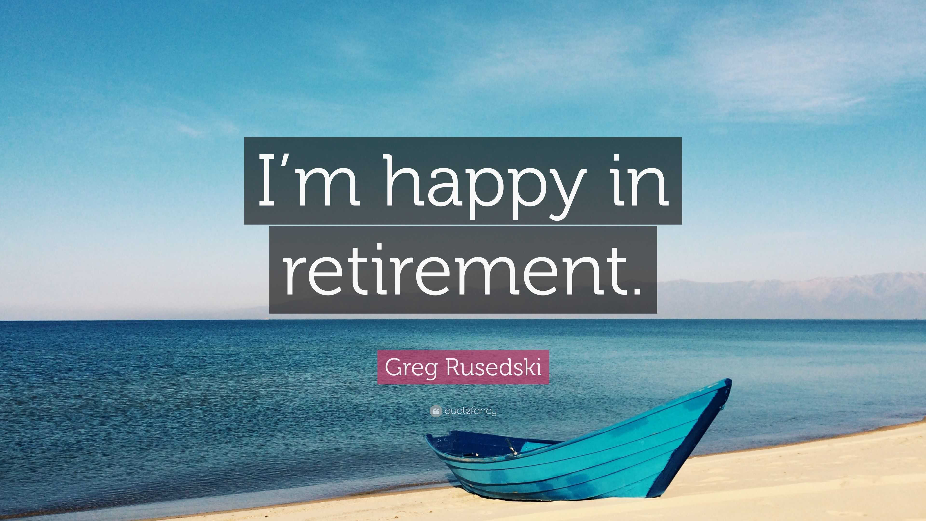 Greg Rusedski Quote: “I’m happy in retirement.”