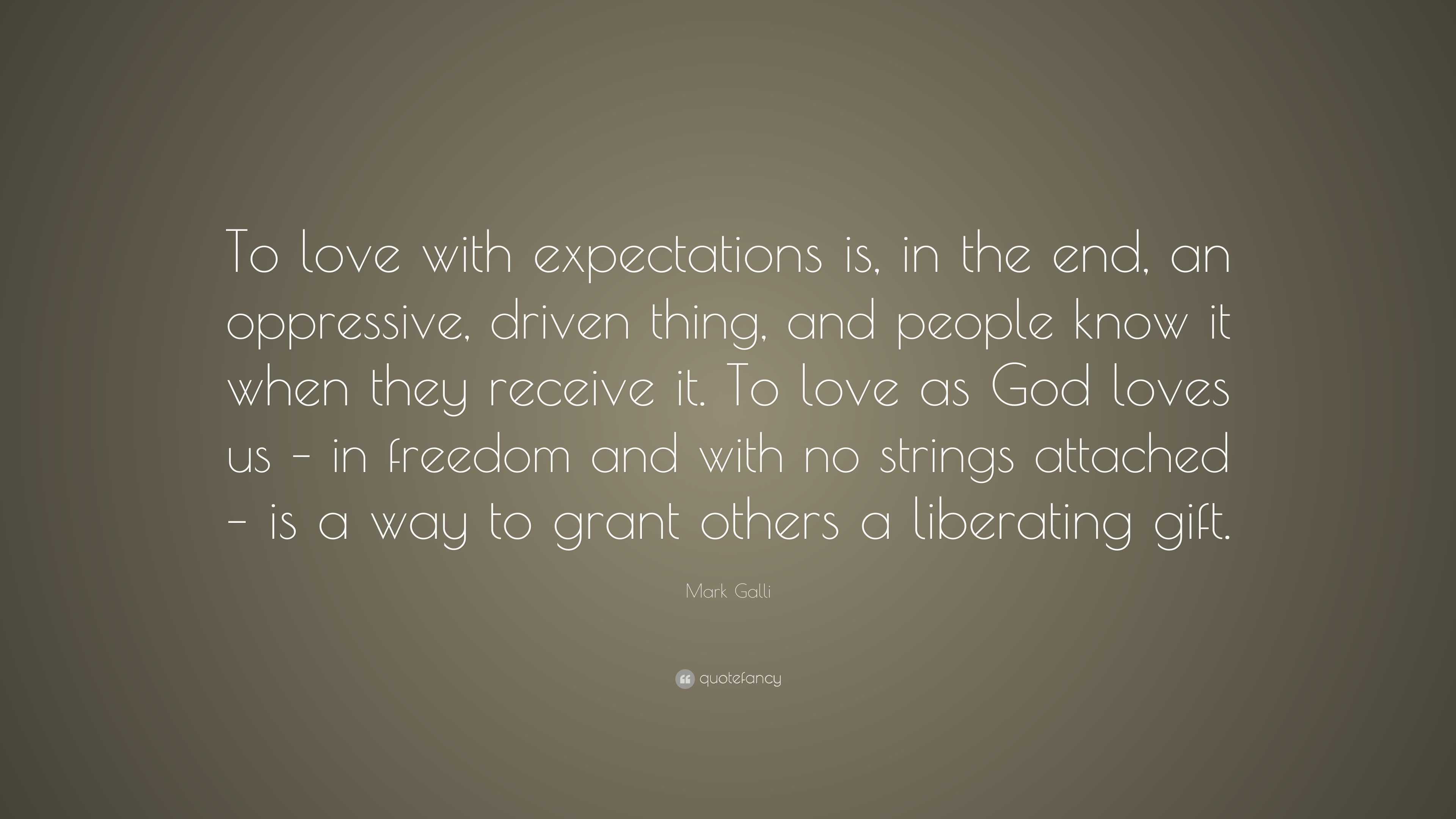 expectations in love quotes