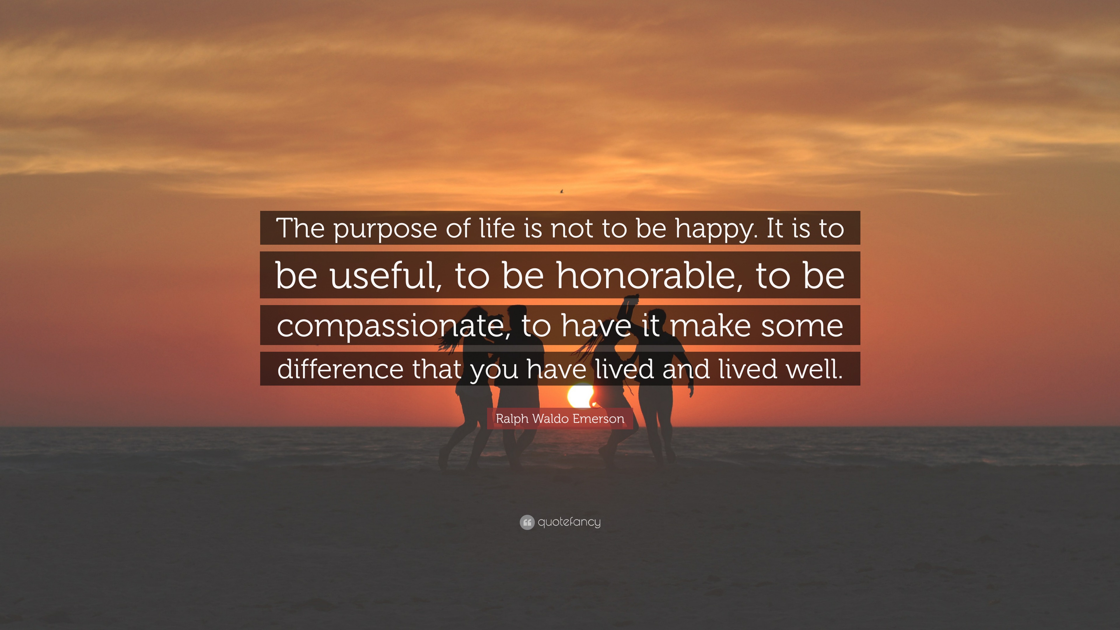 ralph waldo emerson quotes life ralph waldo emerson quote u201cthe purpose of life is not to