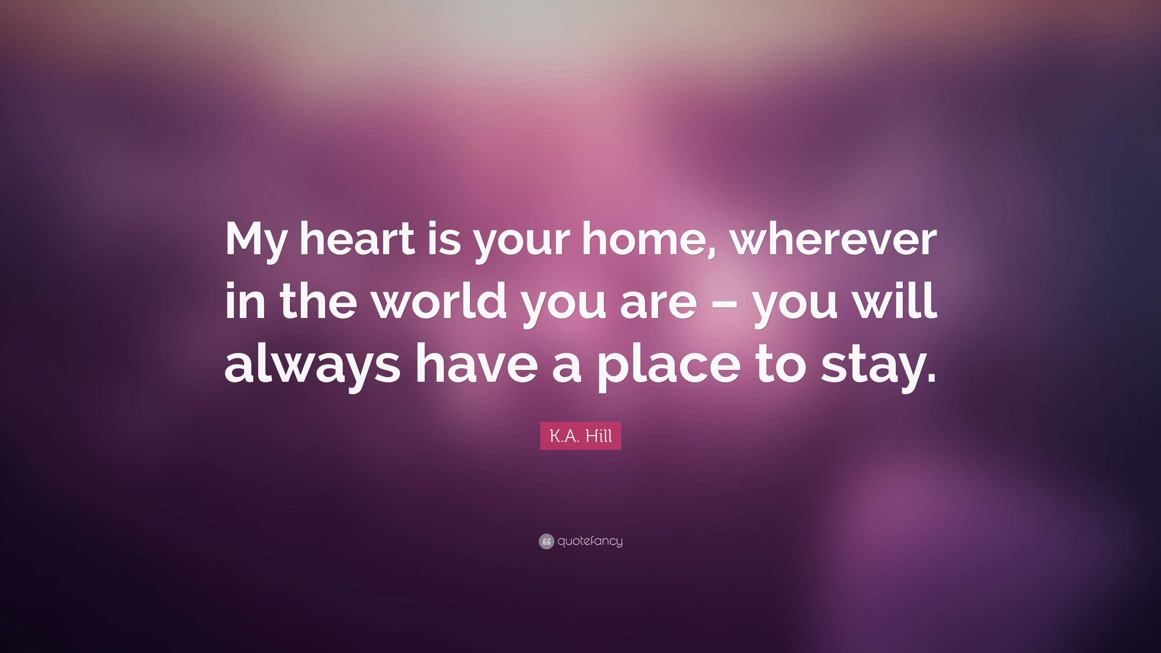 home is where your heart is quote