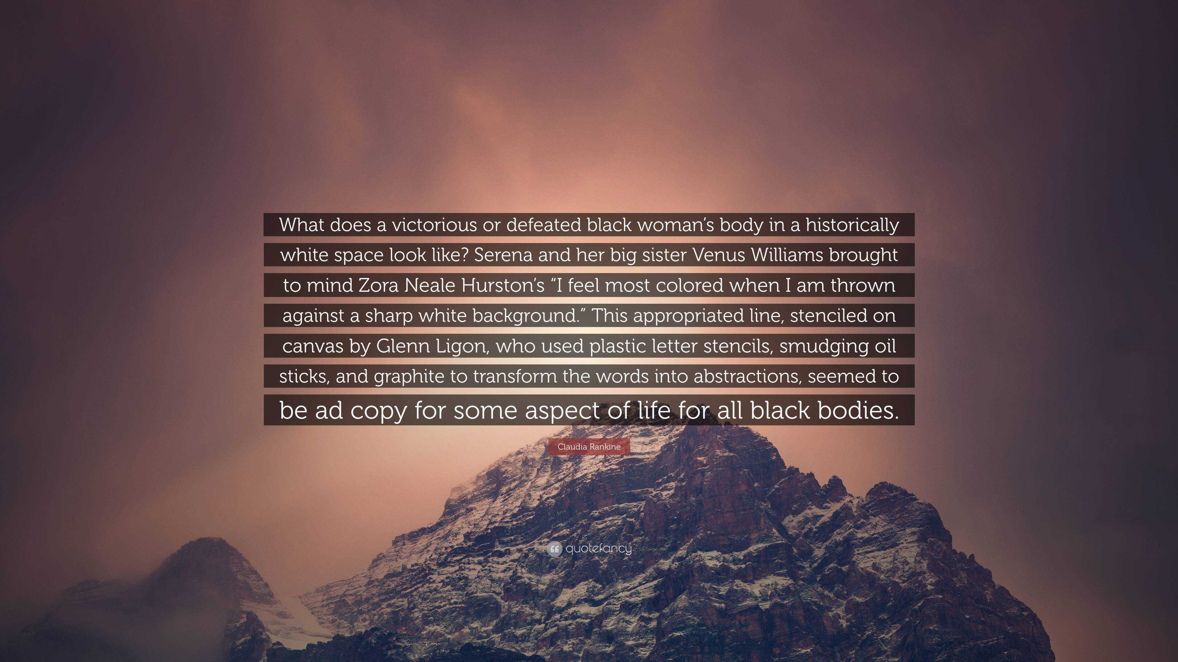 Claudia Rankine Quote: “what Does A Victorious Or Defeated Black Woman 