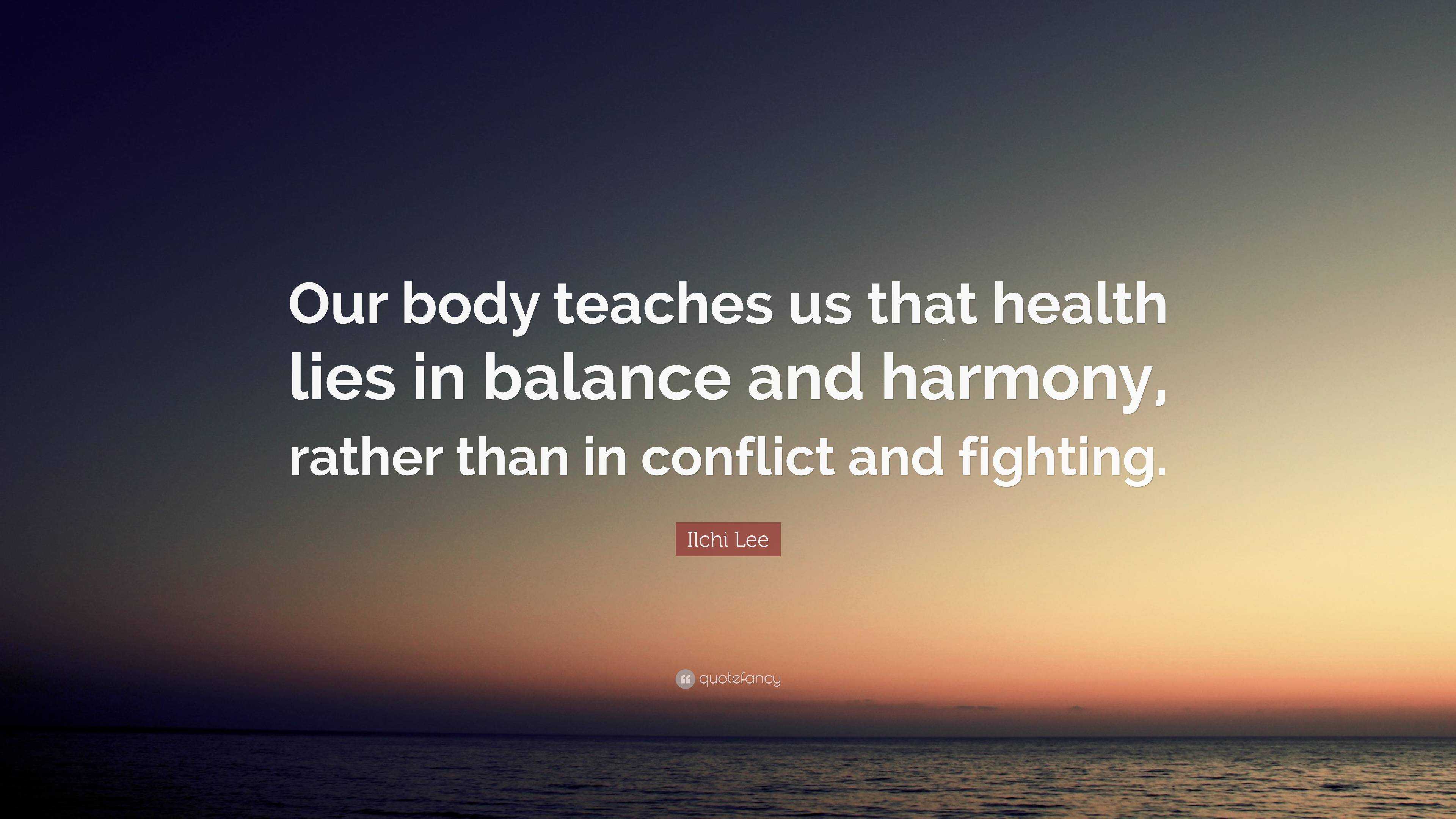 Balance and Harmony - Understanding How To Achieve Health