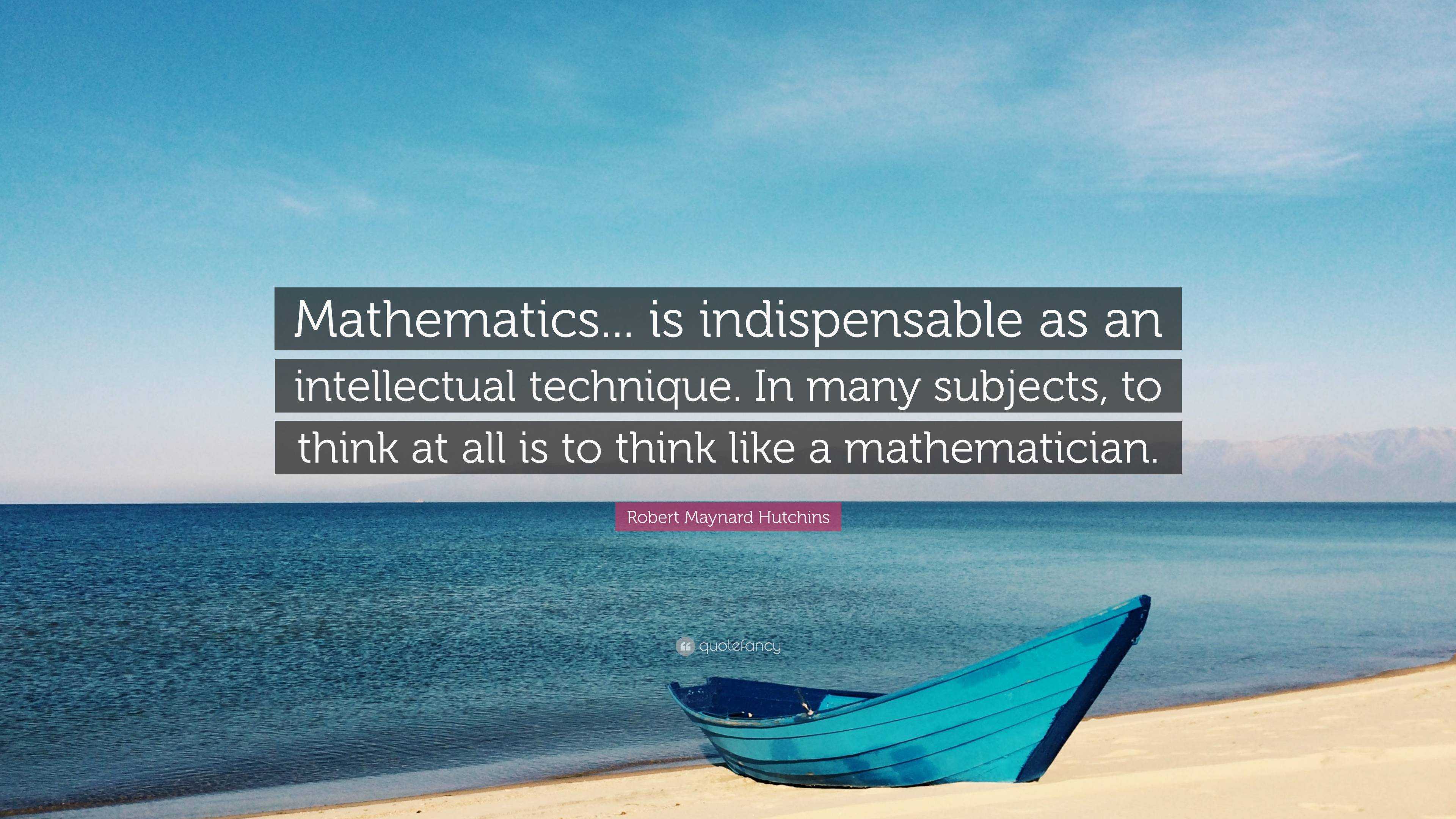 essay about mathematics is indispensable
