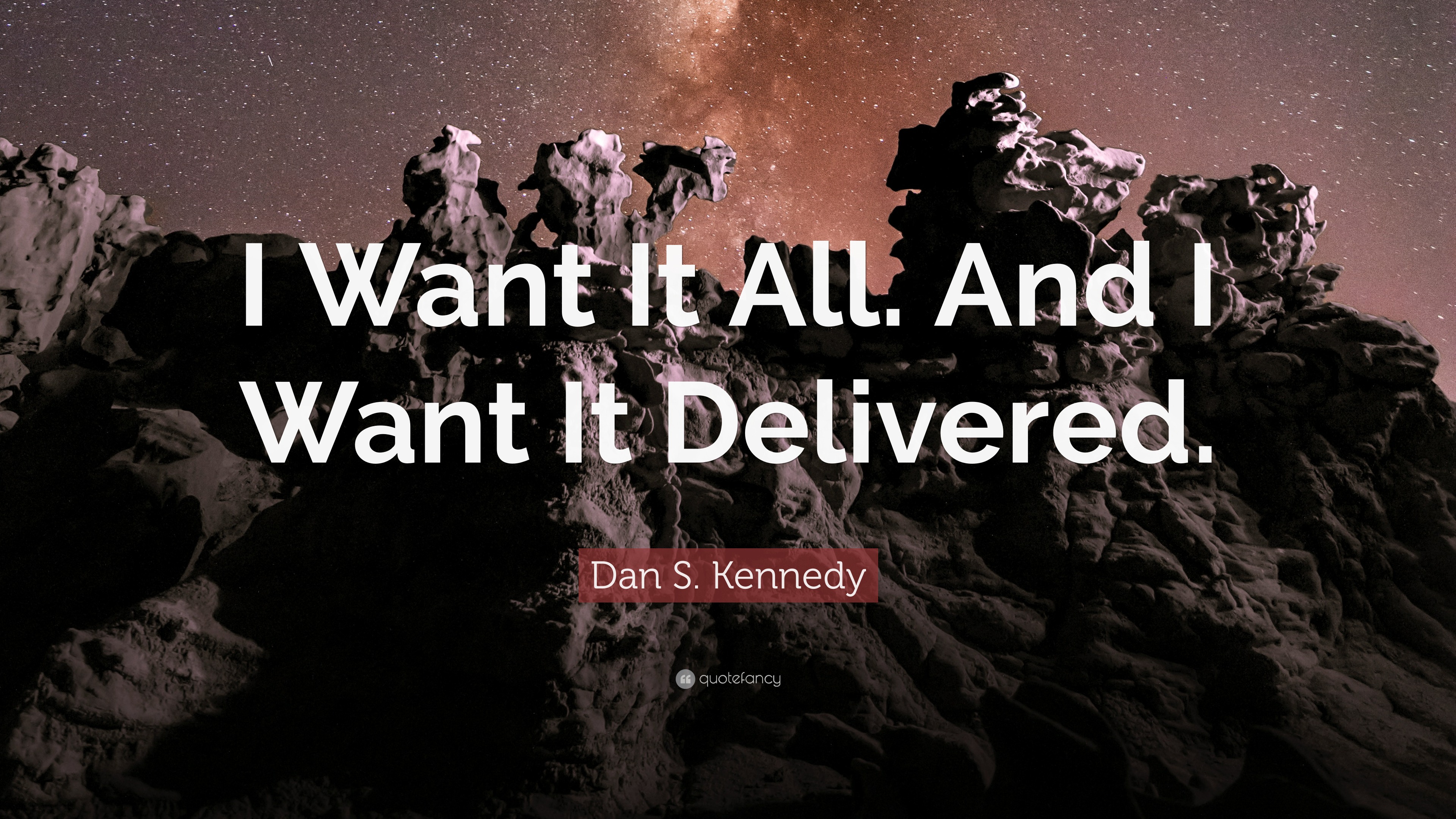 I Want It All And I Want It Delivered Sweatshirt