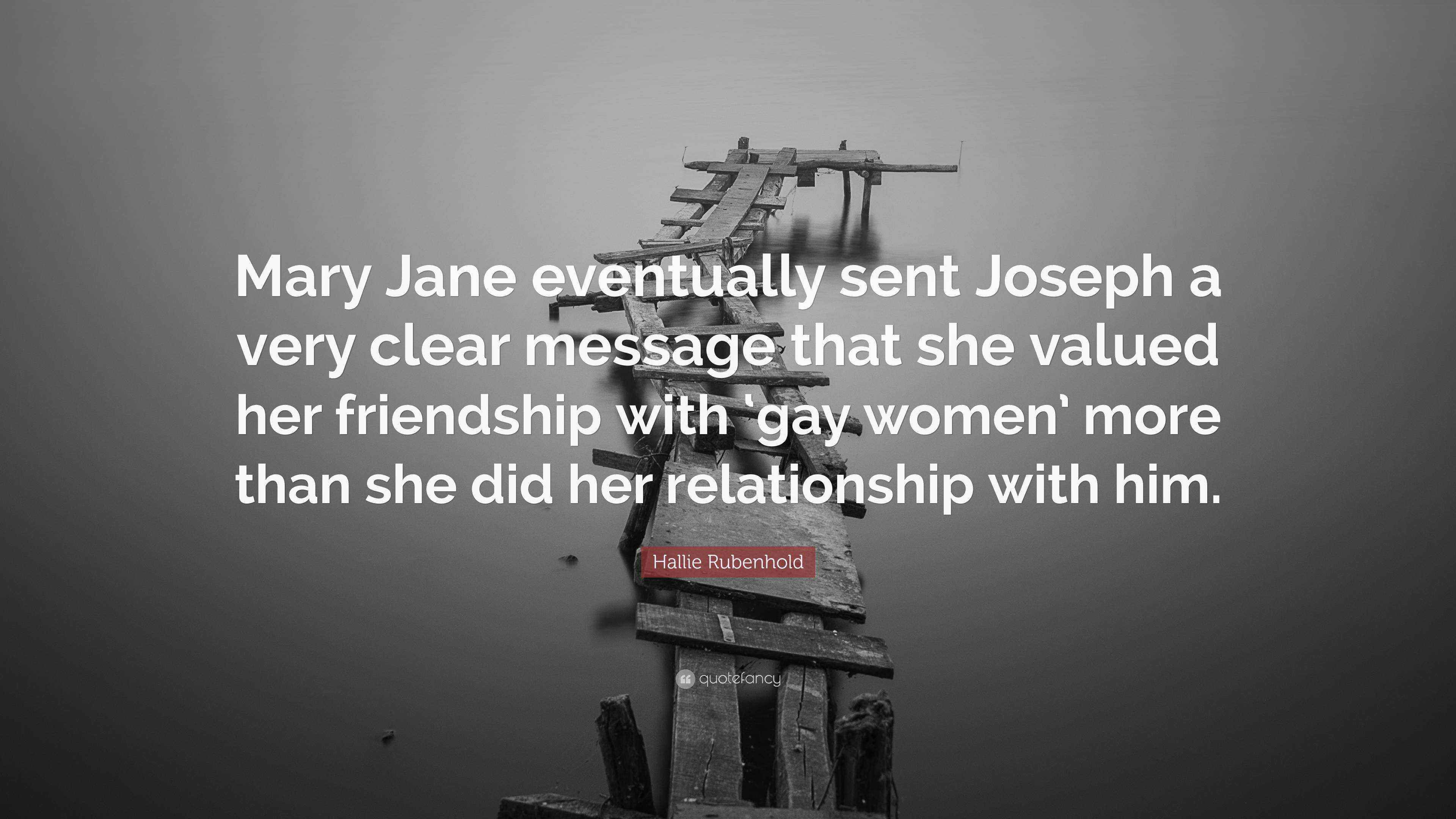 Hallie Rubenhold Quote “Mary Jane eventually sent Joseph a very