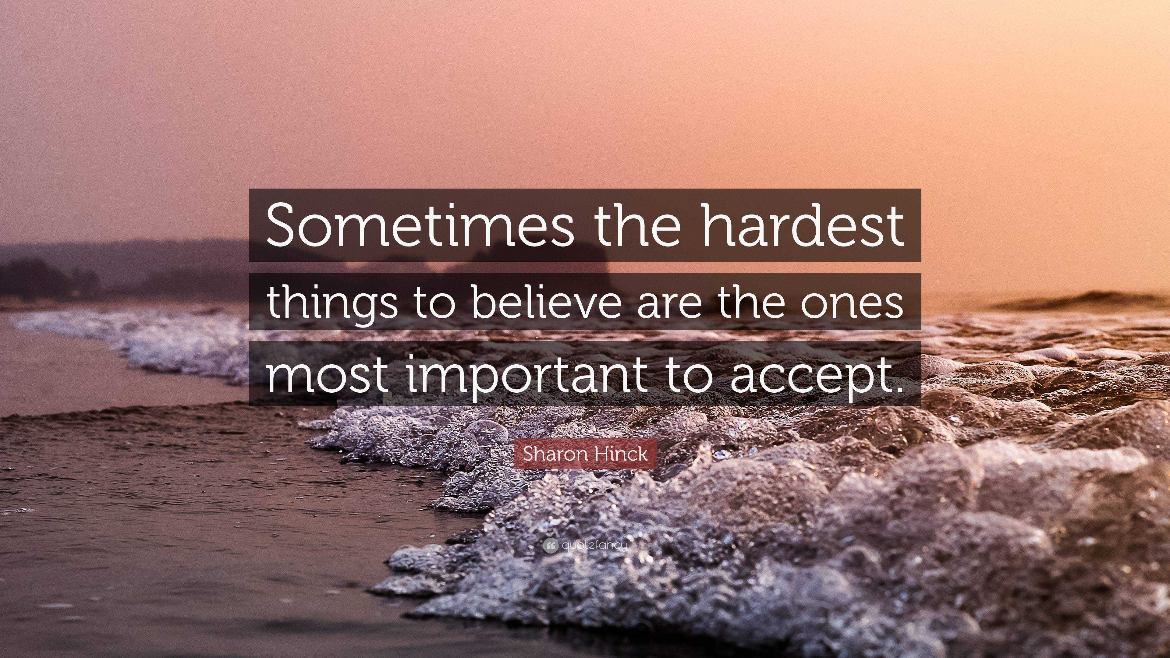 Inspirational motivational quote - Sometimes the most important