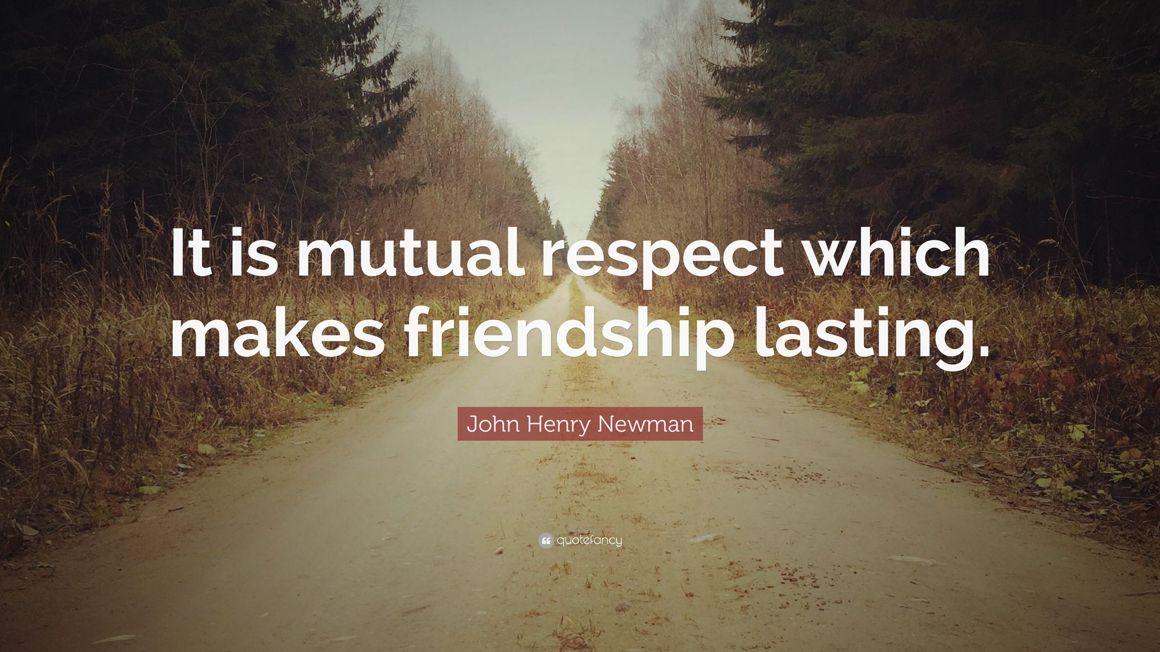 John Henry Newman Quote It Is Mutual Respect Which Makes Friendship Lasting 7 Wallpapers Quotefancy