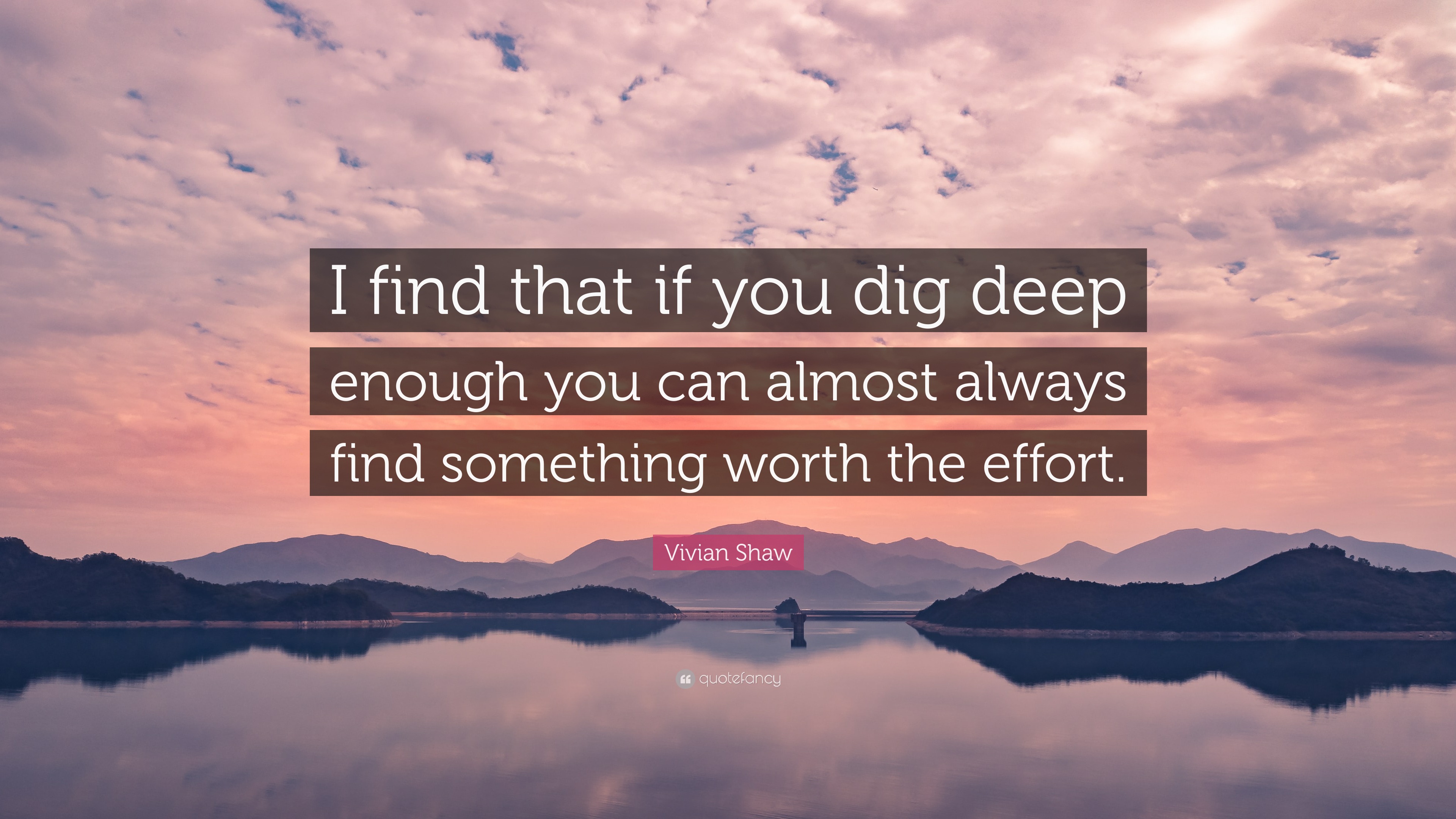 Are you willing to dig deep for your treasure?