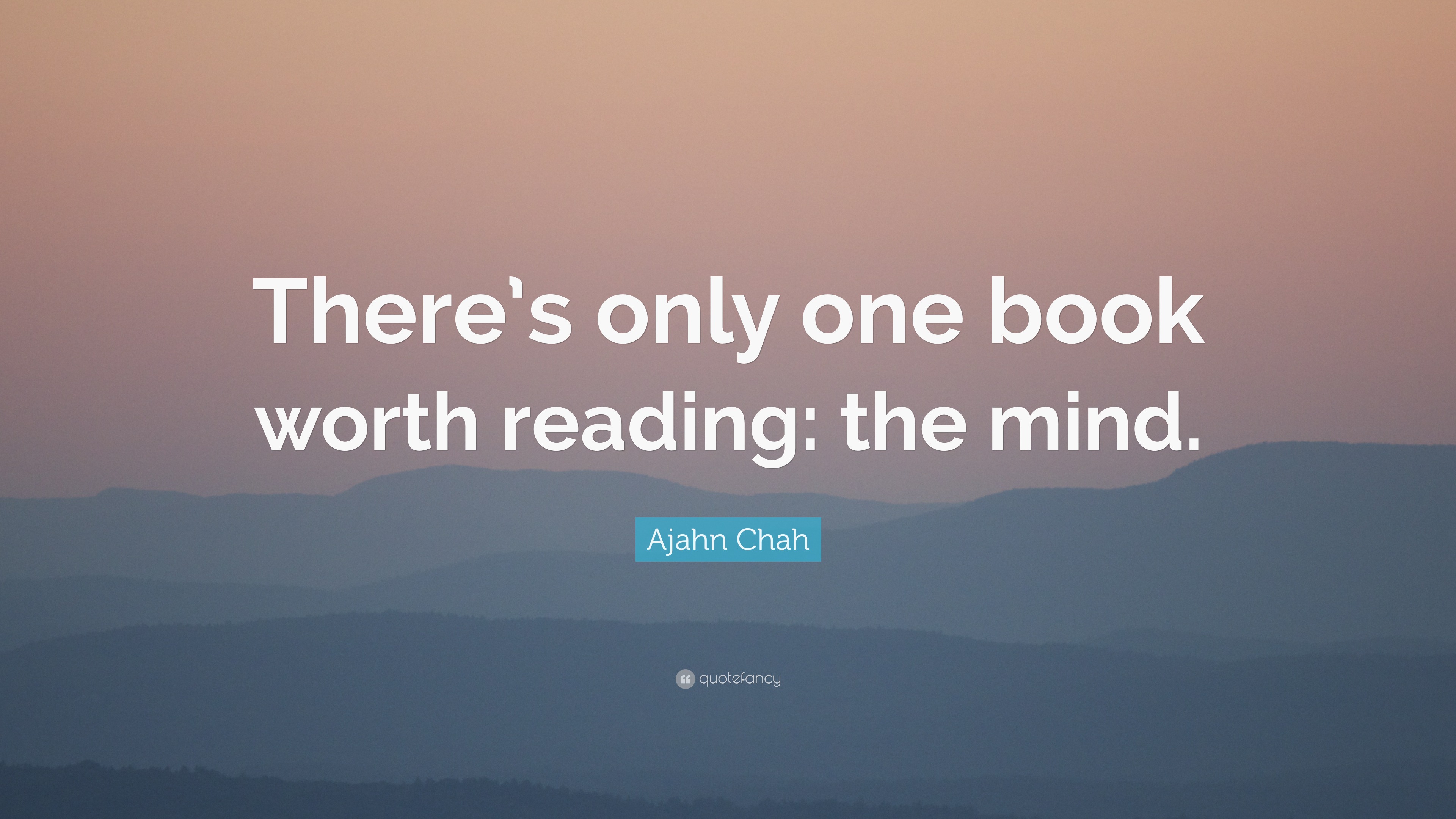 Ajahn Chah Quote: “there’s Only One Book Worth Reading: The Mind.”