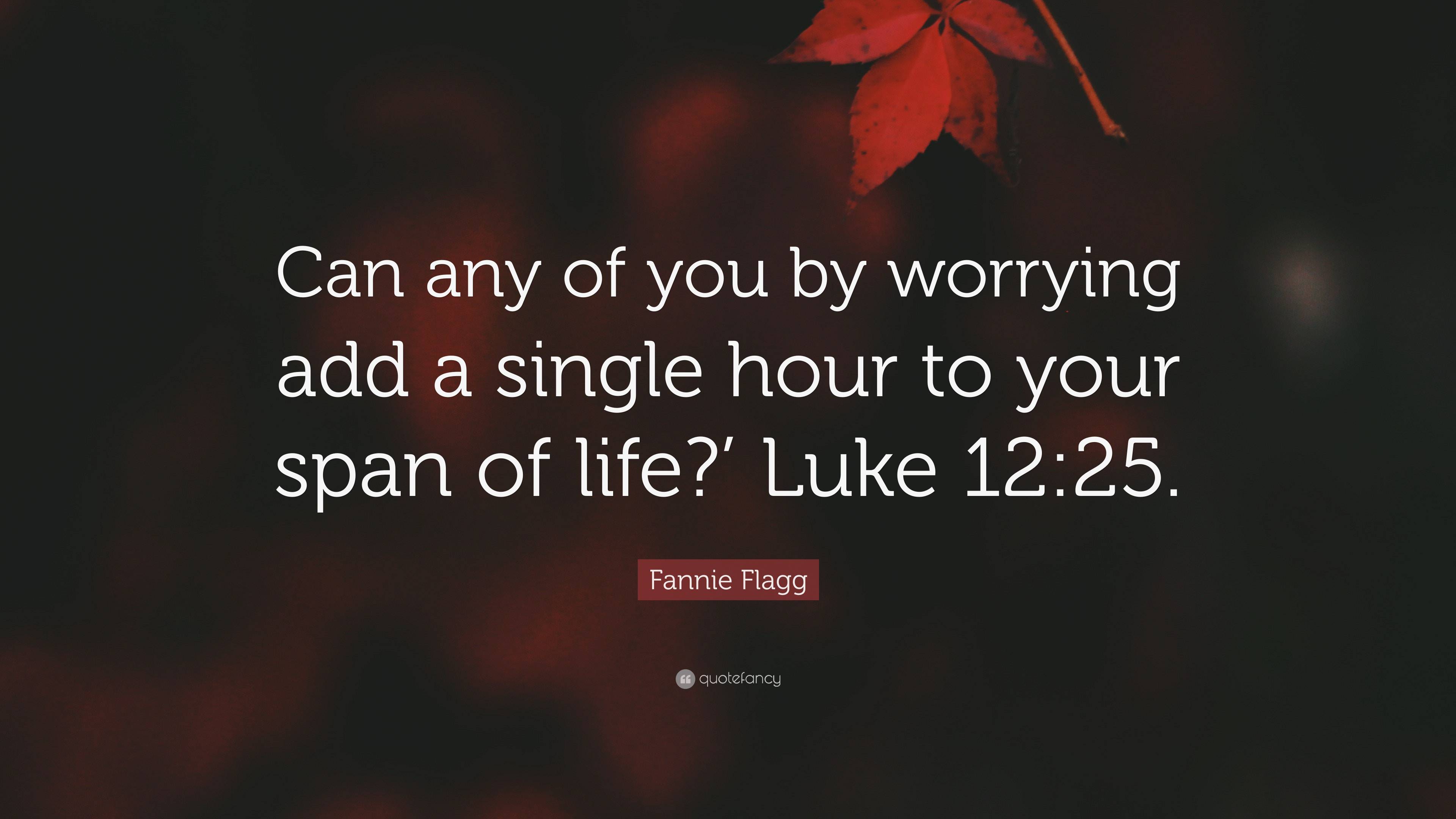 fannie-flagg-quote-can-any-of-you-by-worrying-add-a-single-hour-to