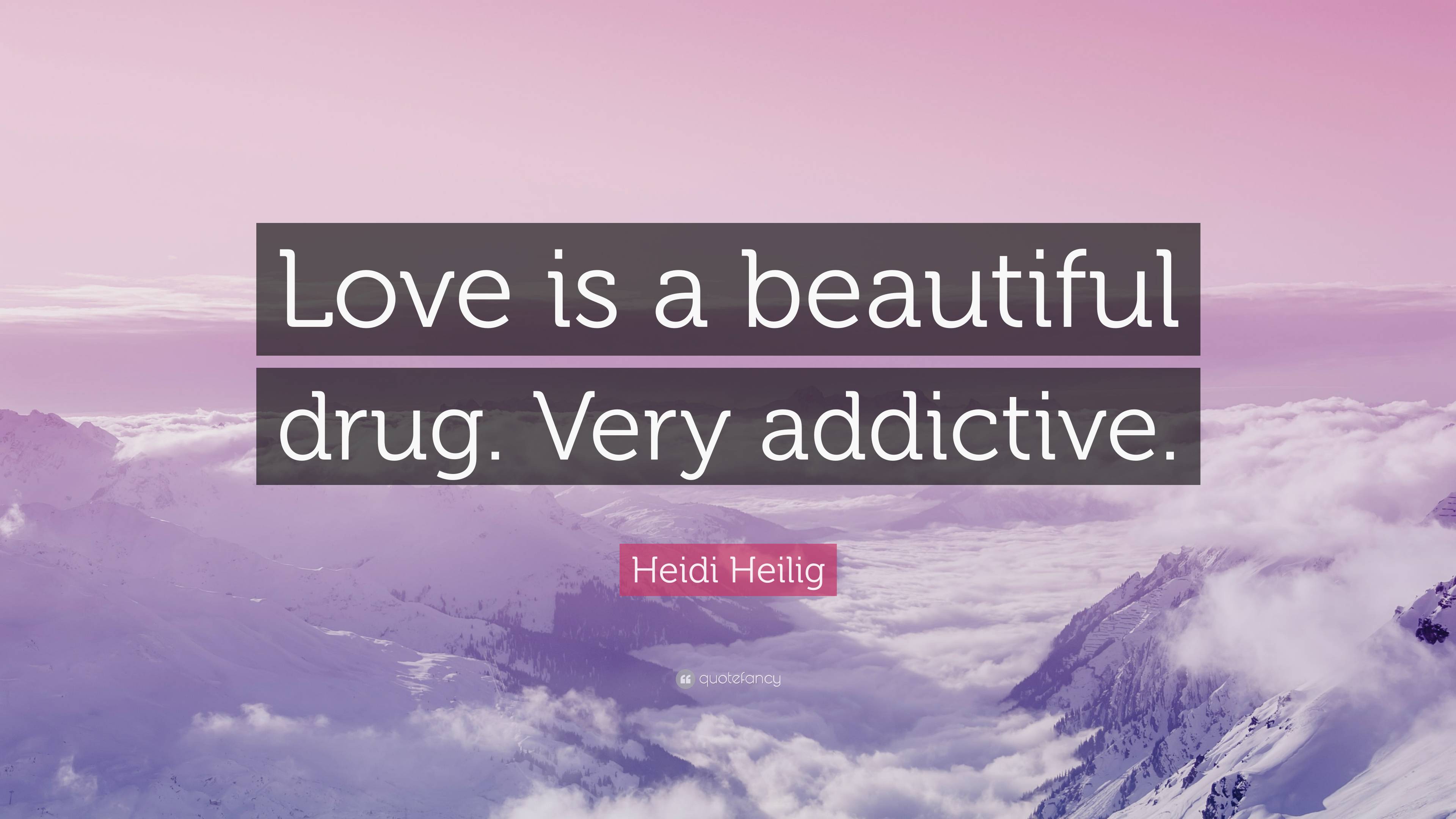 Heidi Heilig Quote: “Love is a beautiful drug. Very addictive.”