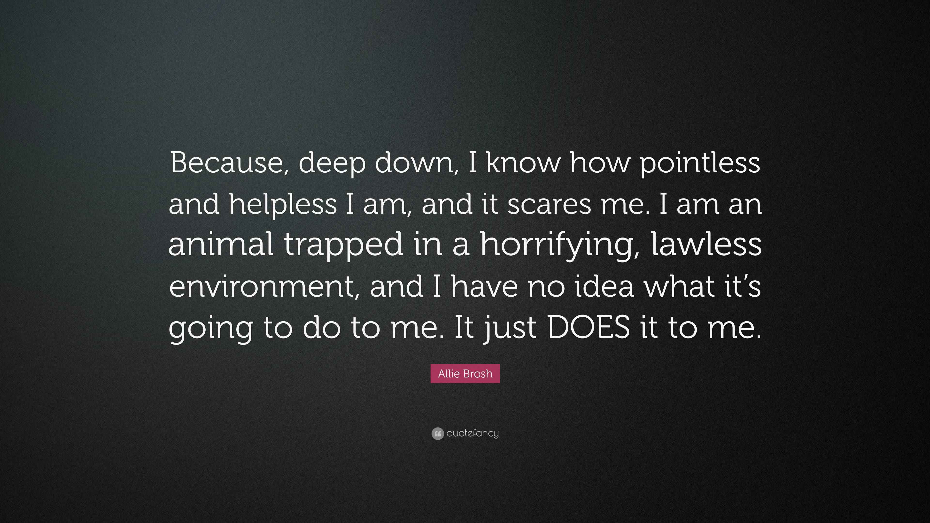 Deep Pointless Quotes