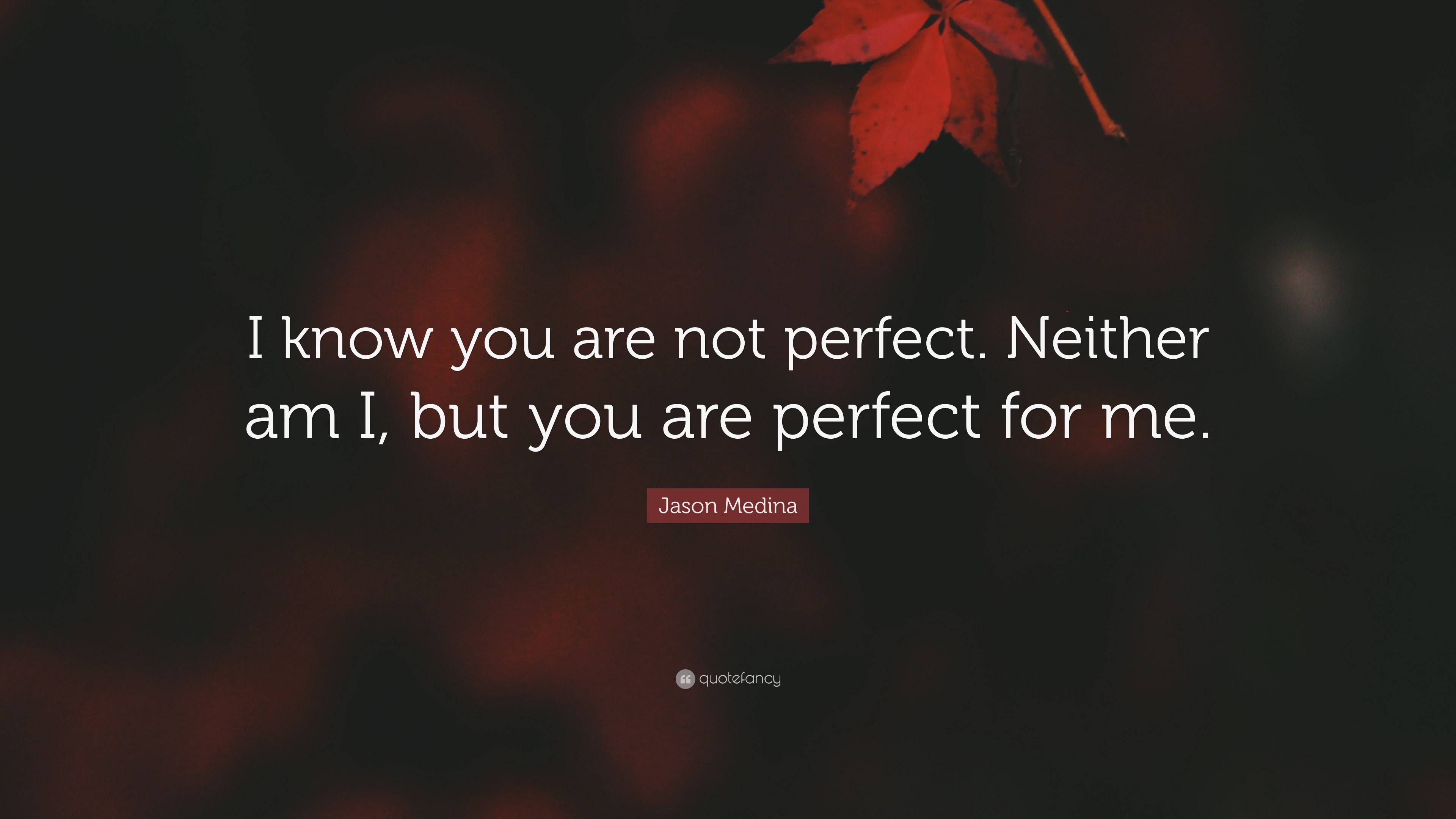 you are perfect quotes