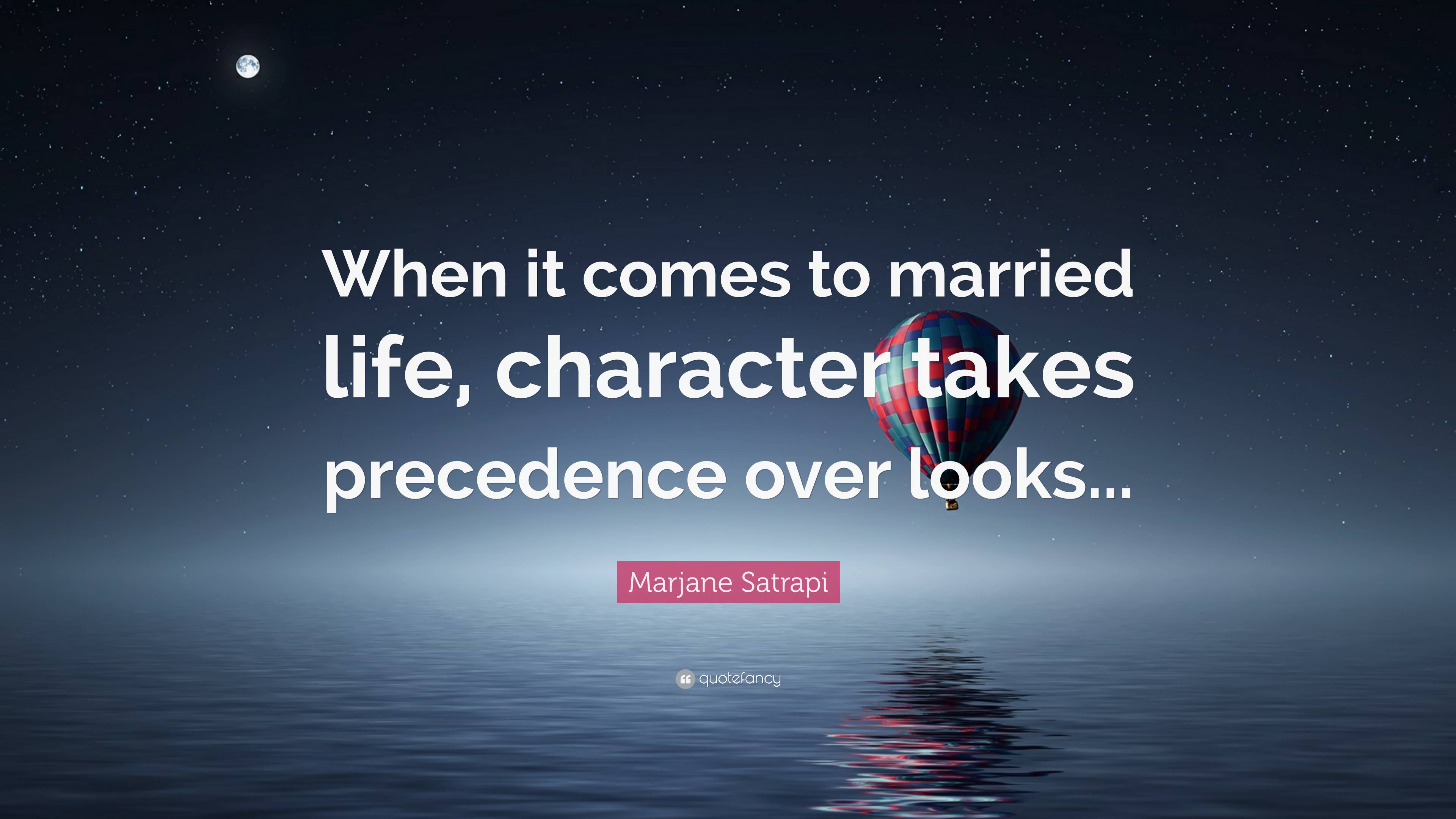 Marjane Satrapi Quote “when It Comes To Married Life Character Takes