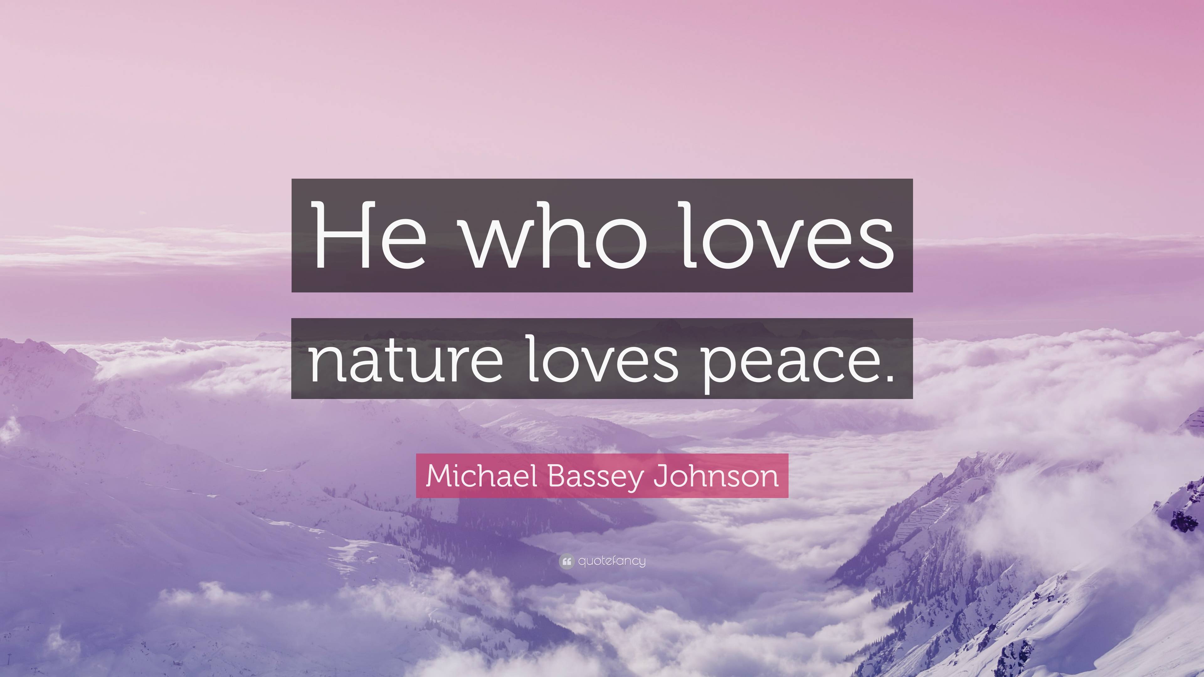 michael bassey johnson song of a nature lover