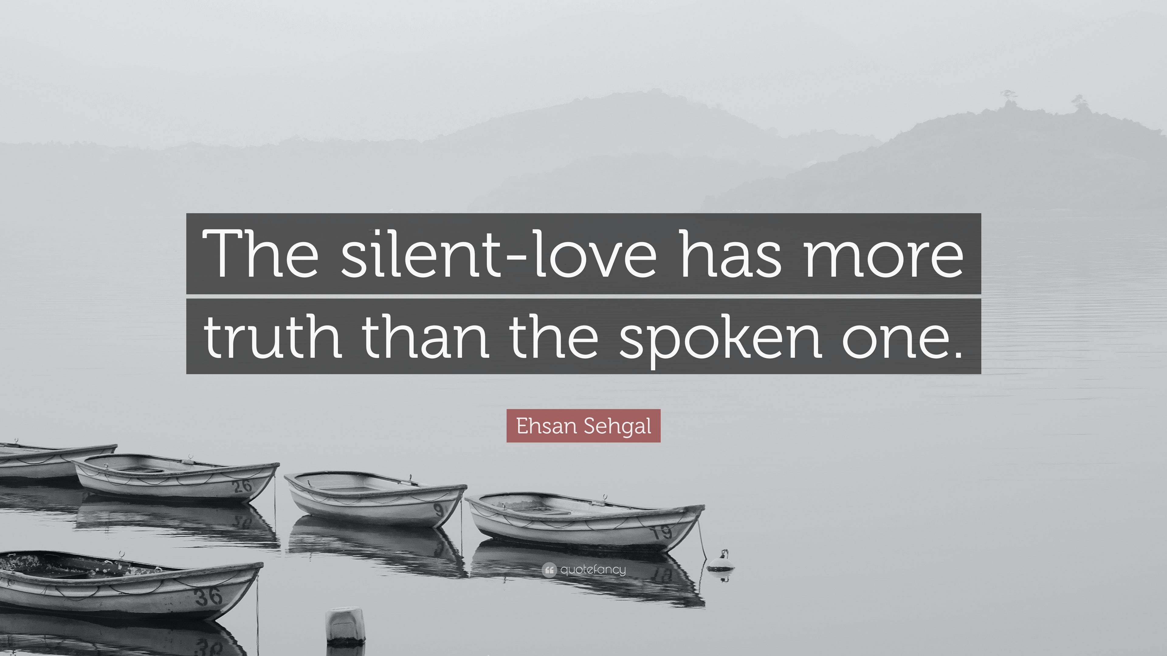 silent love quotes and sayings