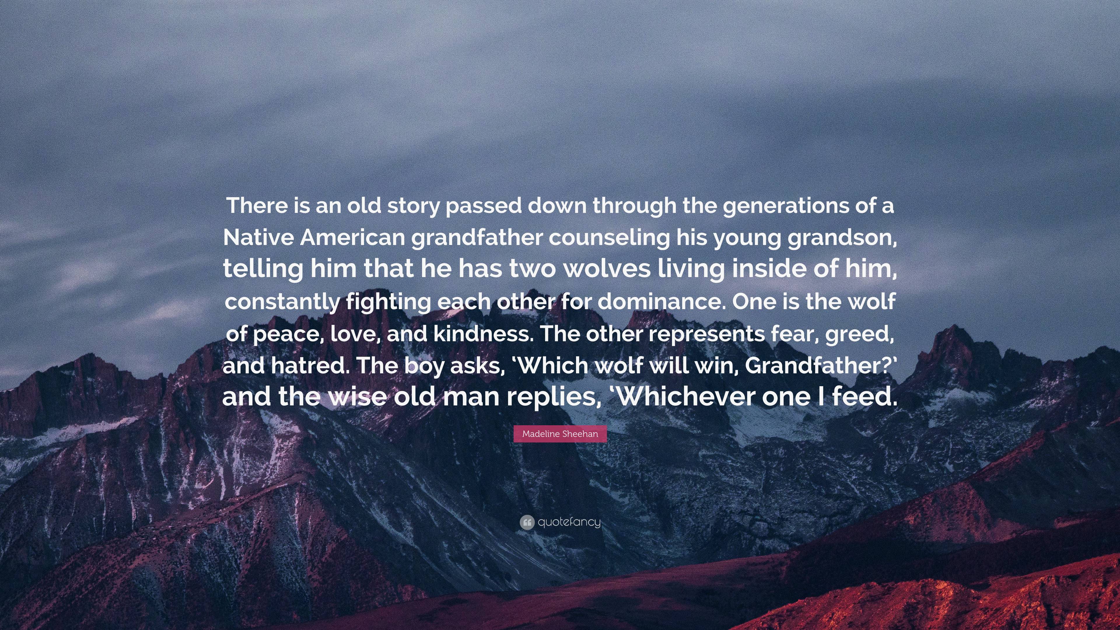 Madeline Sheehan Quote: “There is an old story passed down through the ...