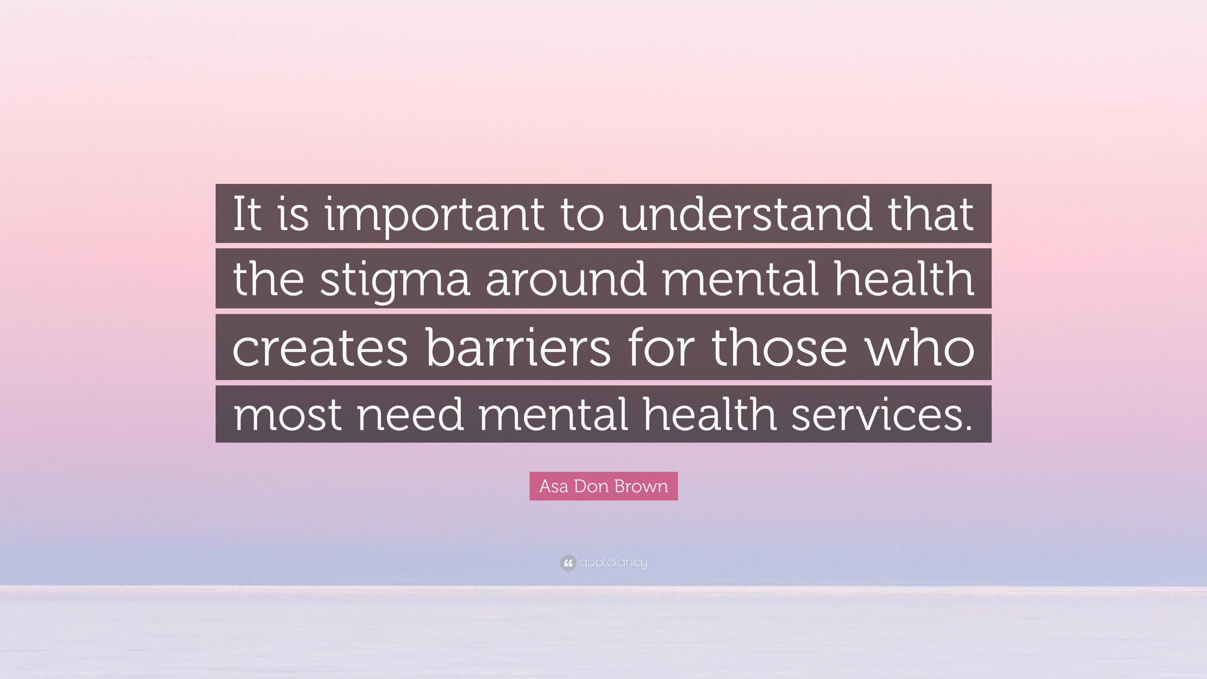 mental health stigma quotes