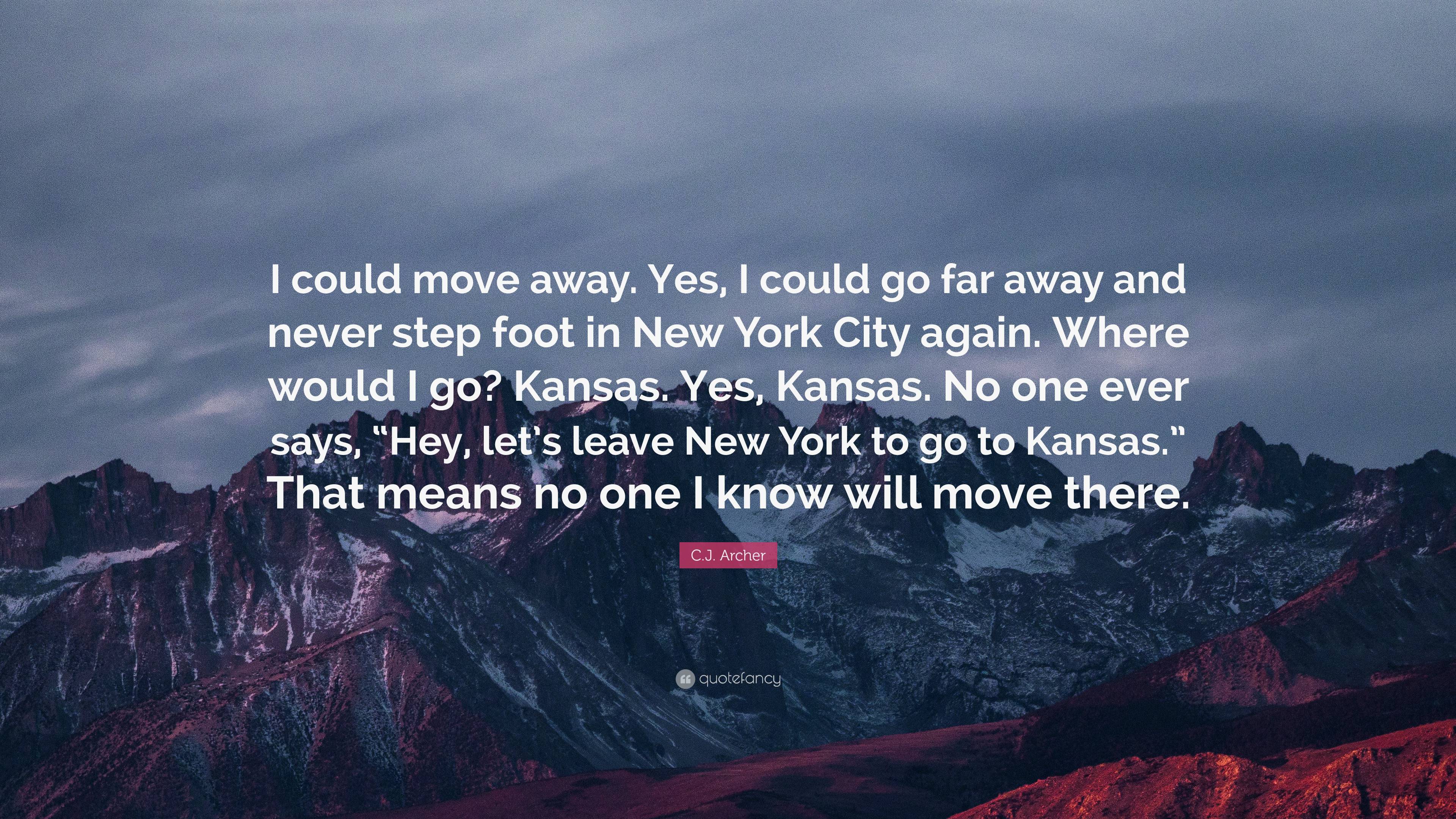 moving far away quotes