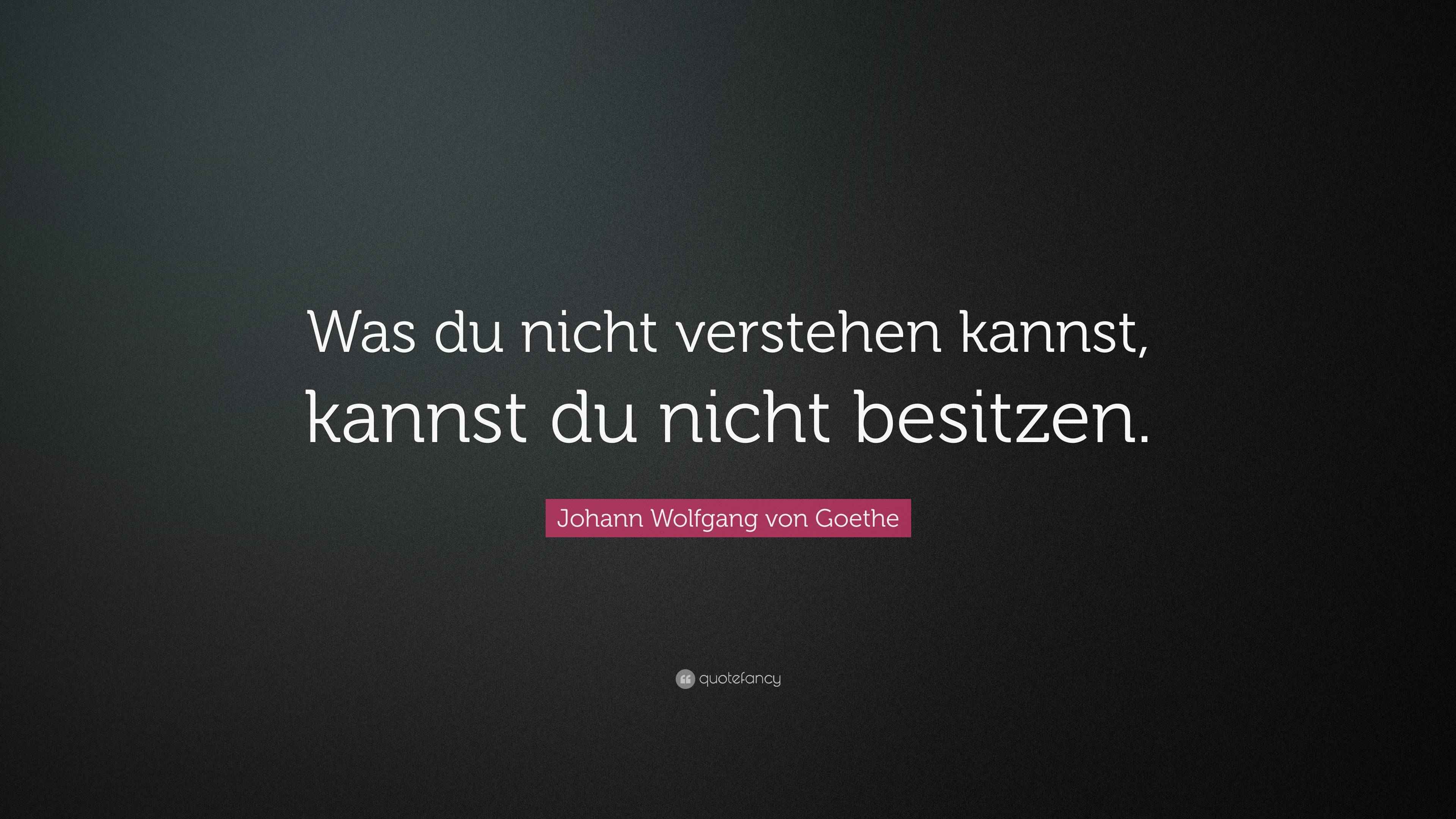 ich muss nicht alles verstehen