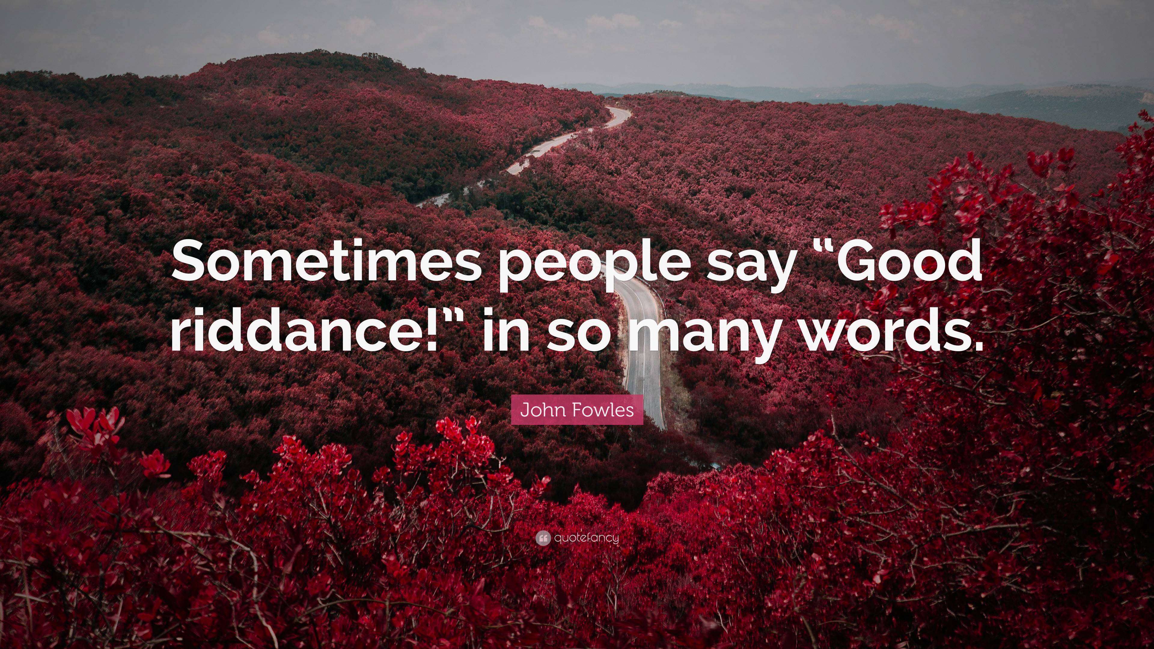 john-fowles-quote-sometimes-people-say-good-riddance-in-so-many